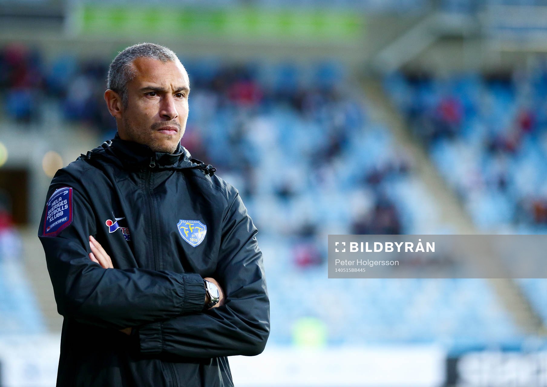 Falkenbergs tränare Henrik Larsson