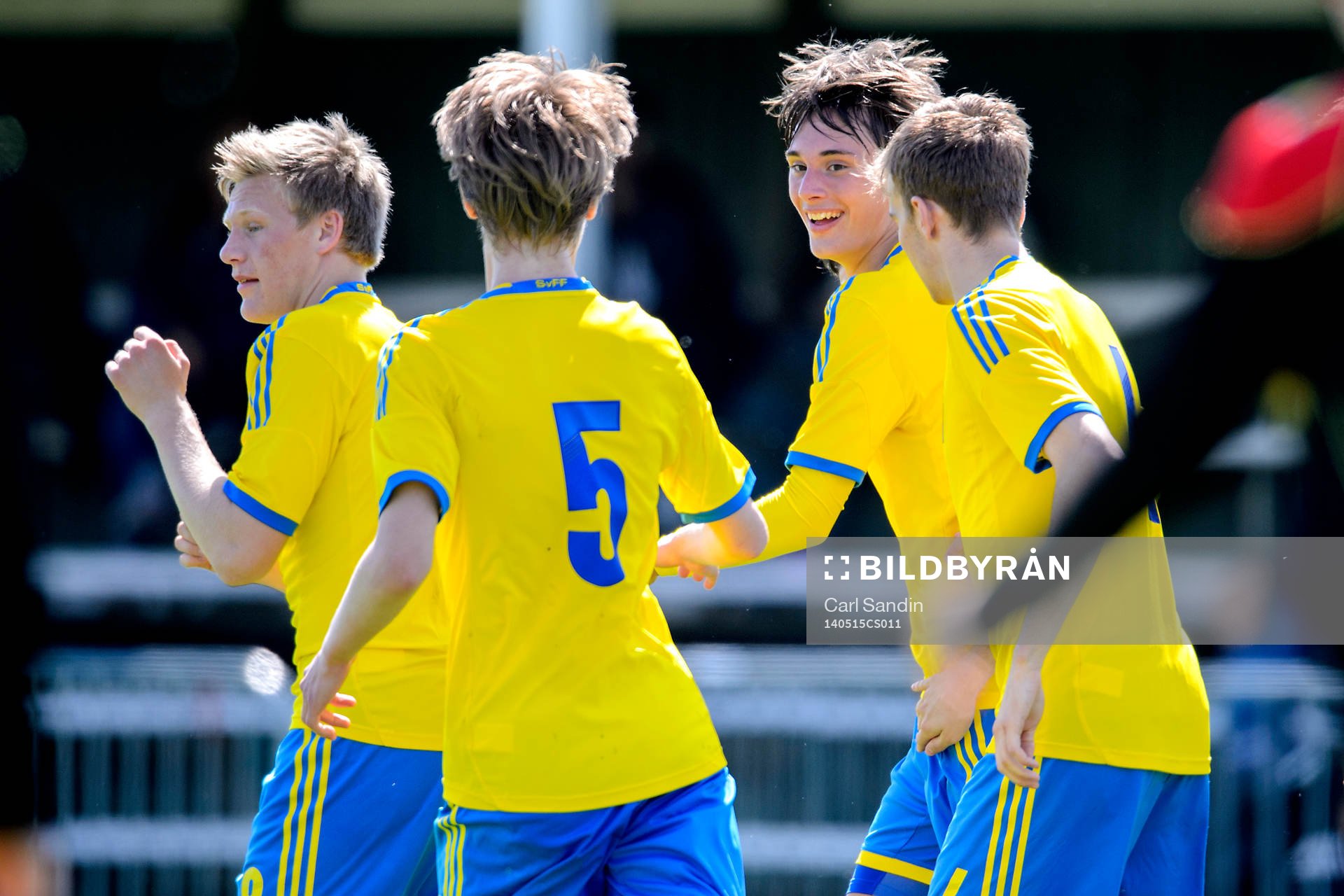 Sveriges Sebastian Heaver firar