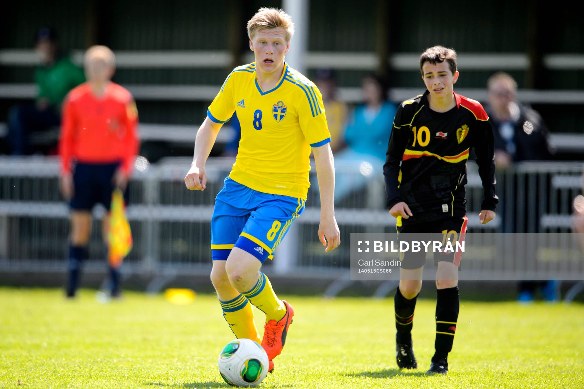 Sveriges Alexander Arvidsson och Belgiens Belgiens Ashley