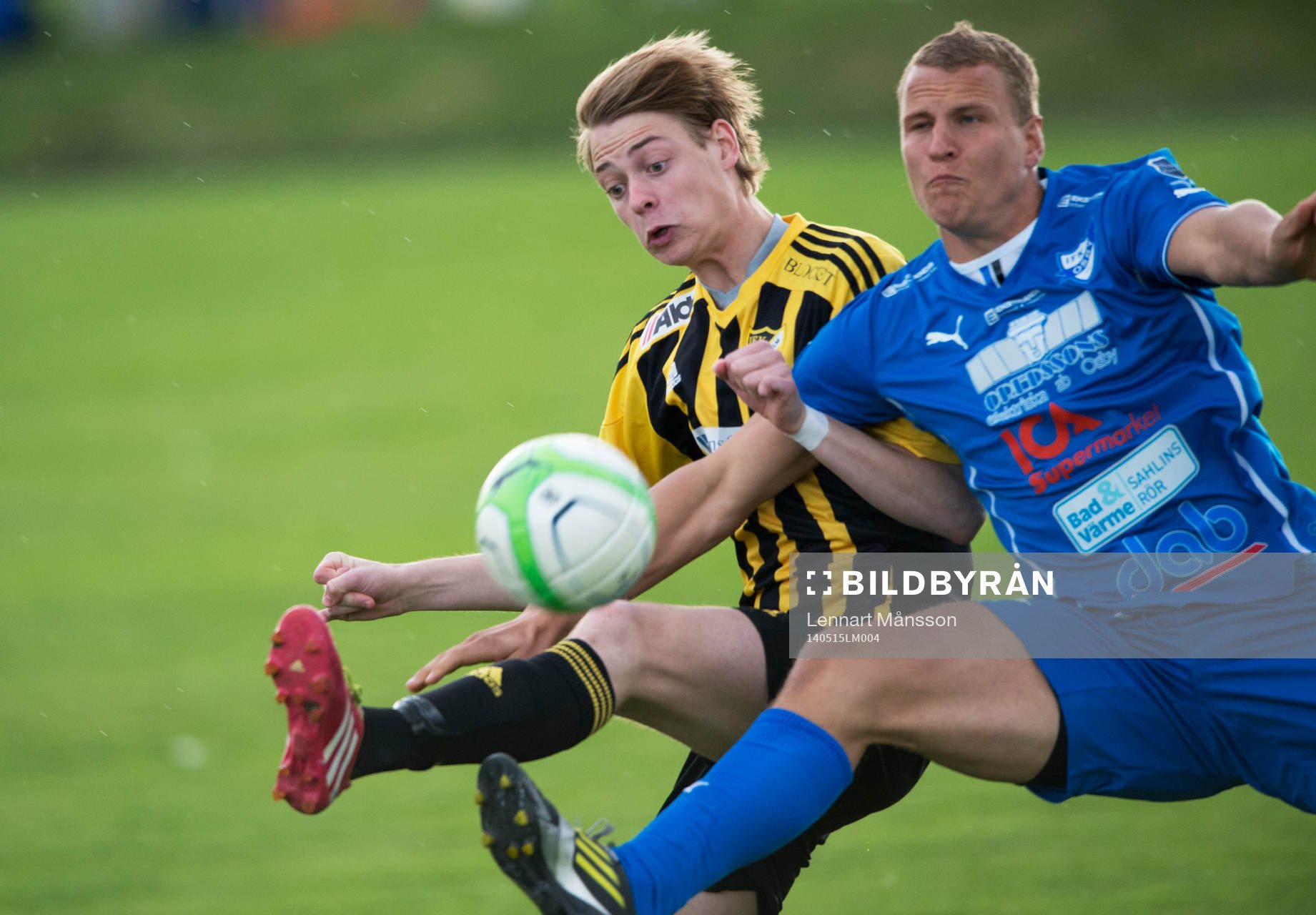 Hässleholms Axel Harletun i matchen i division 3 mellan