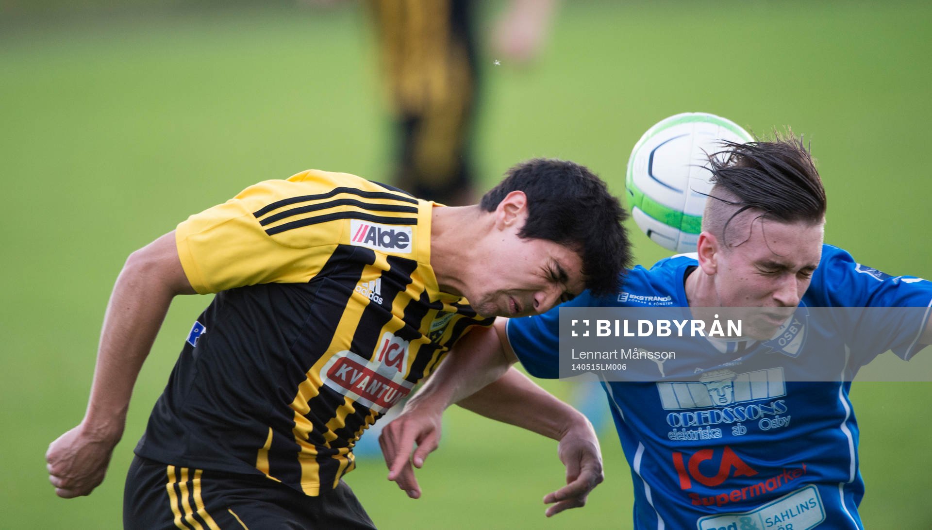 Hässleholms Diego Delgado i matchen i division 3 mellan