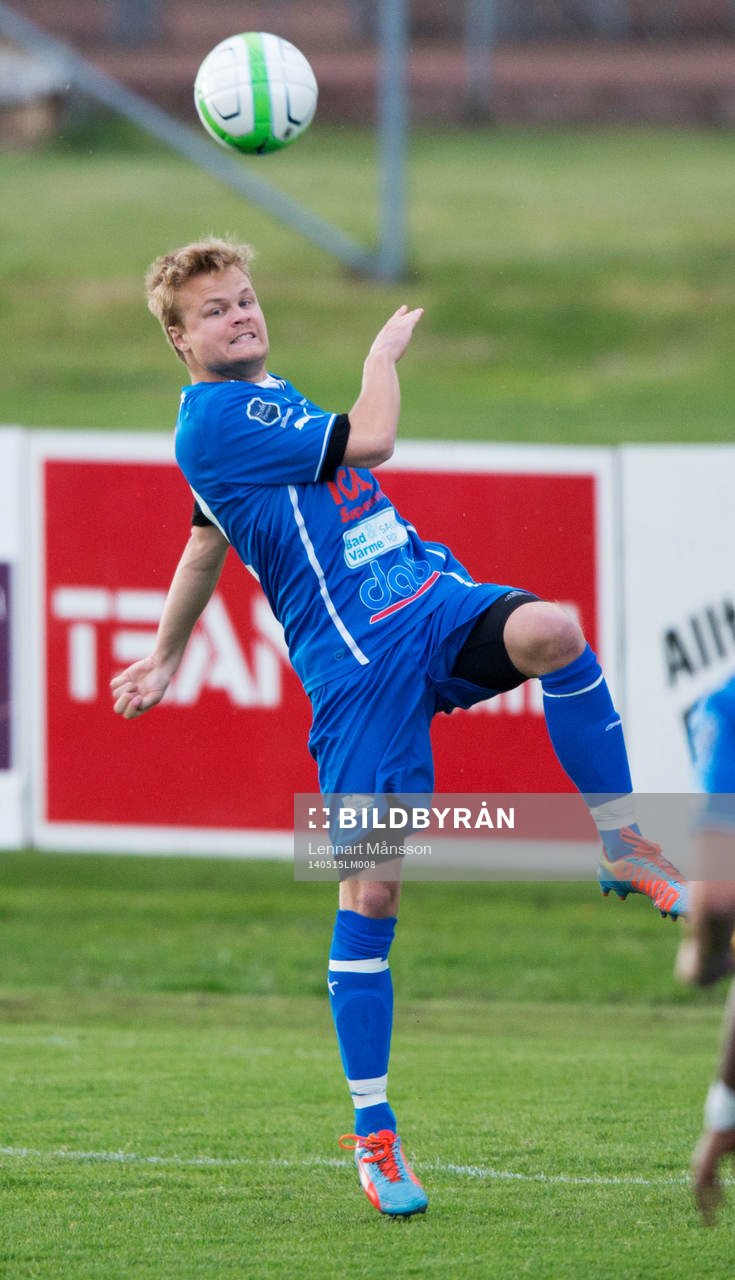 Osbys Jacob Lang i matchen i division 3 mellan IFK Osby och