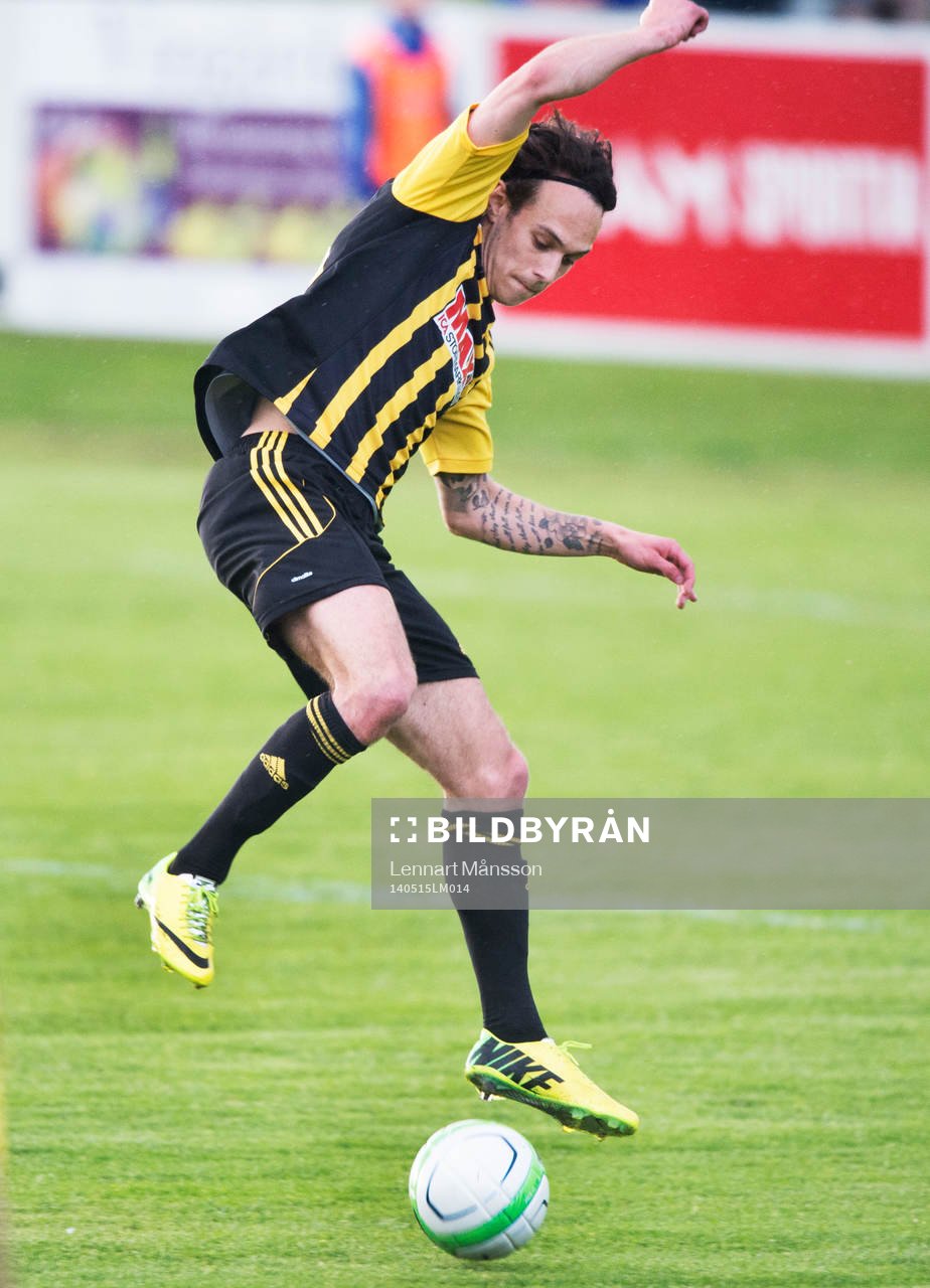 Hässleholms Karim Al-Asi i matchen i division 3 mellan IFK