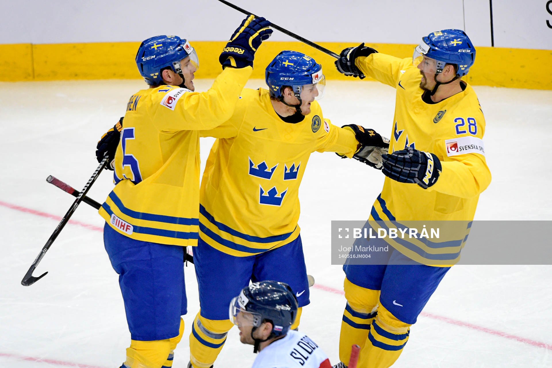 Sveriges Mattias Sjögren, Gustav Nyquist och Dick Axelsson