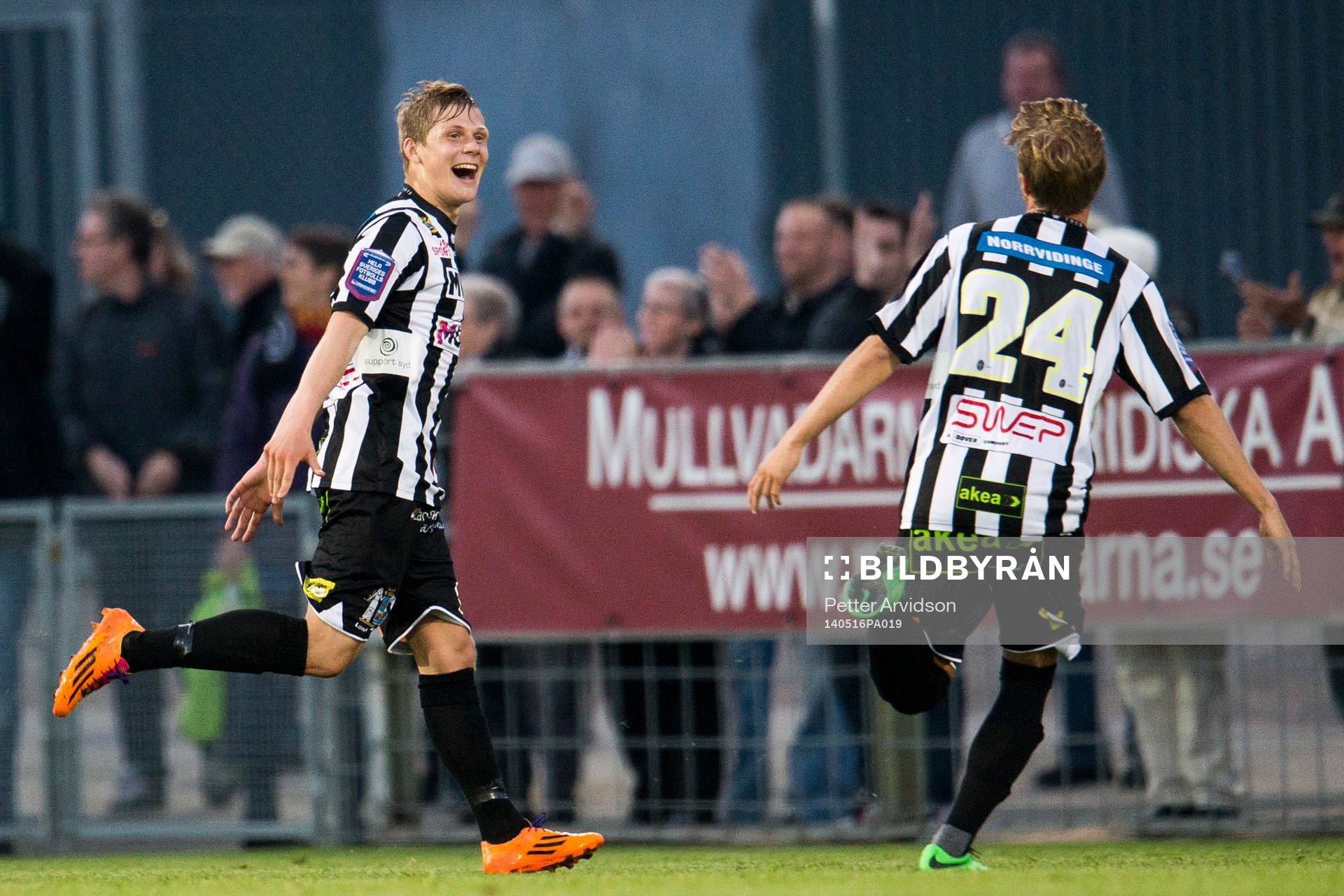 Landskronas Erik Andersson jublar