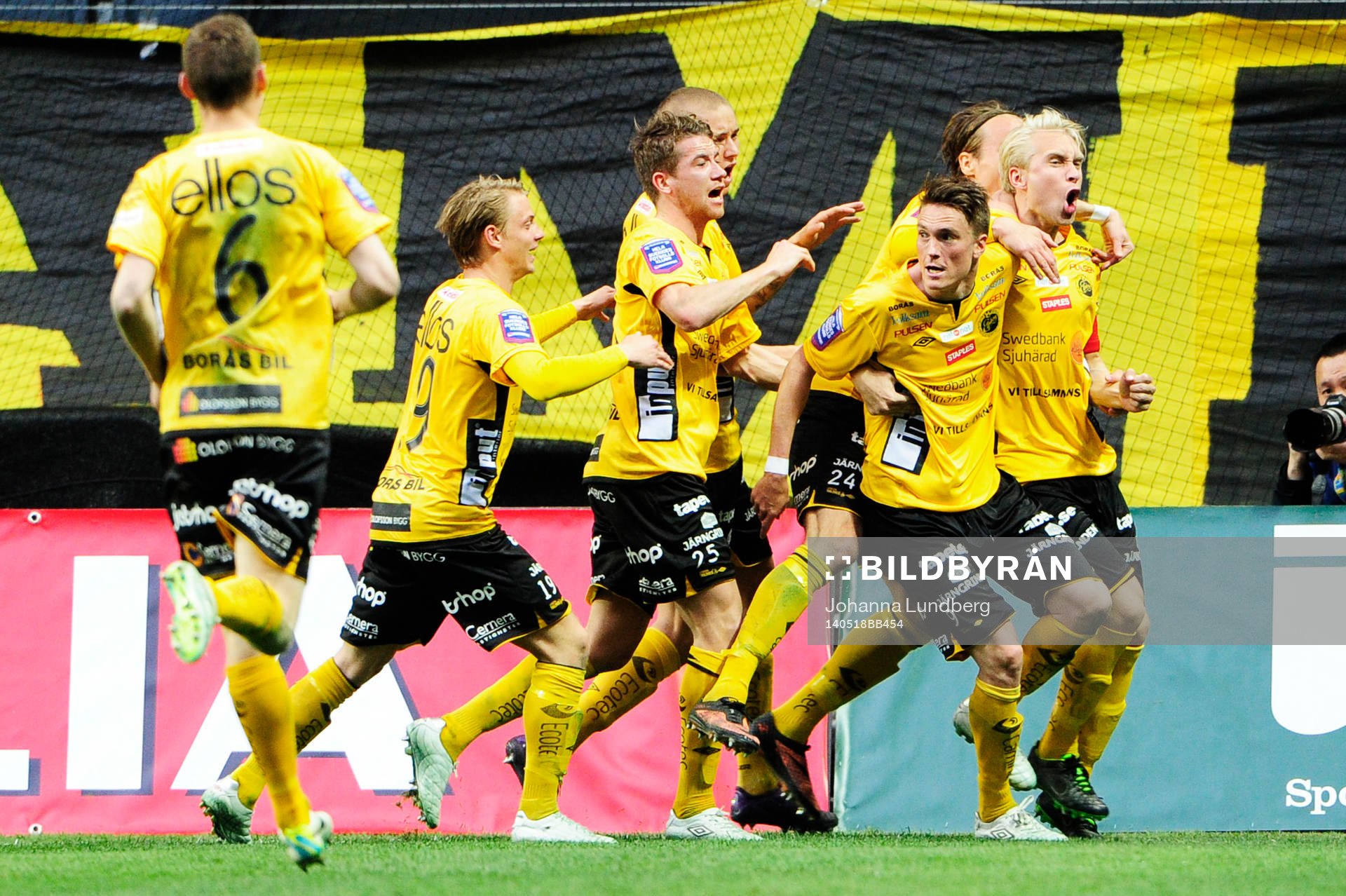 Elfsborgs Lasse Nilsson jublar
