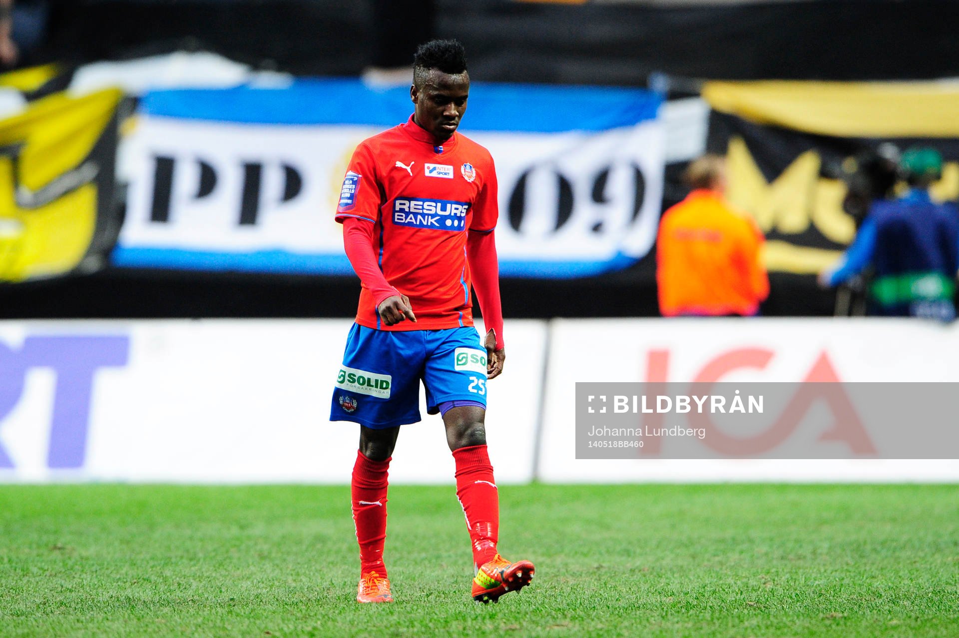 Helsingborgs David Accam deppar