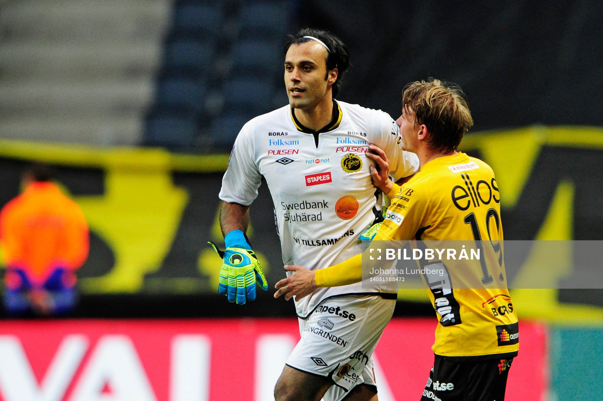 Elfsborgs målvakt Abbas Hassan byts in