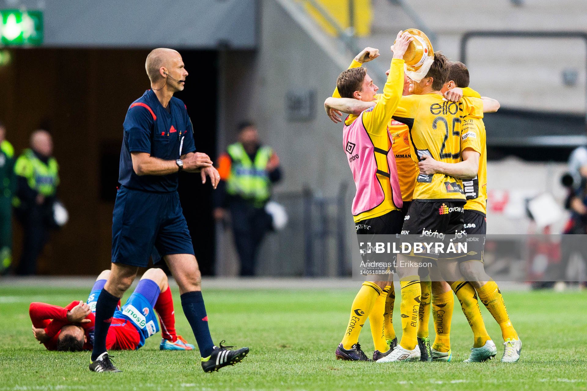 Elfsborgs spelare jublar