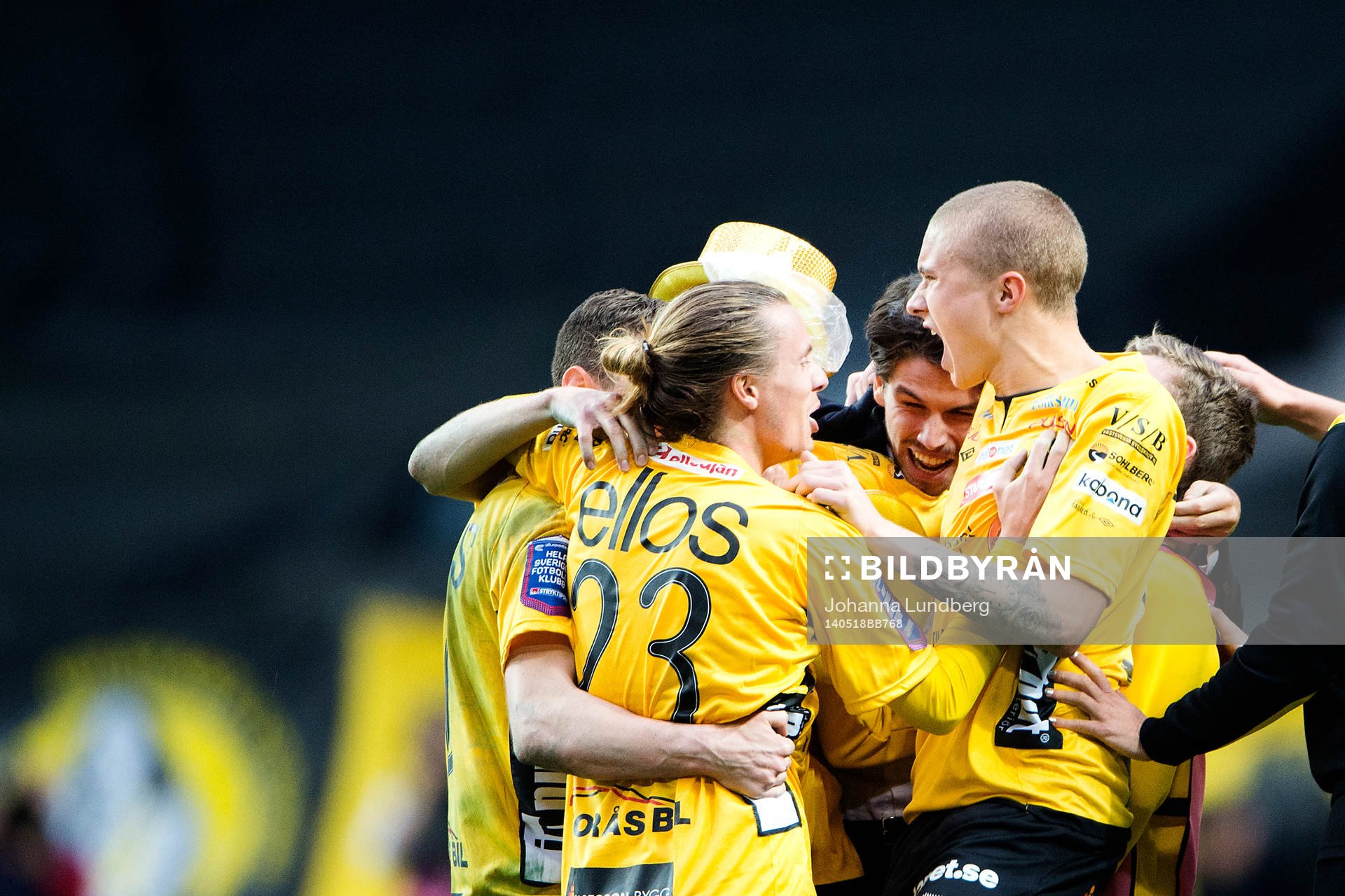 Elfsborgs spelare jublar