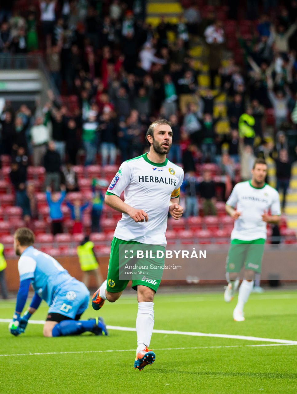 Hammarbys Kennedy Bakircioglü  gör 2-4 bakom Syrianskas