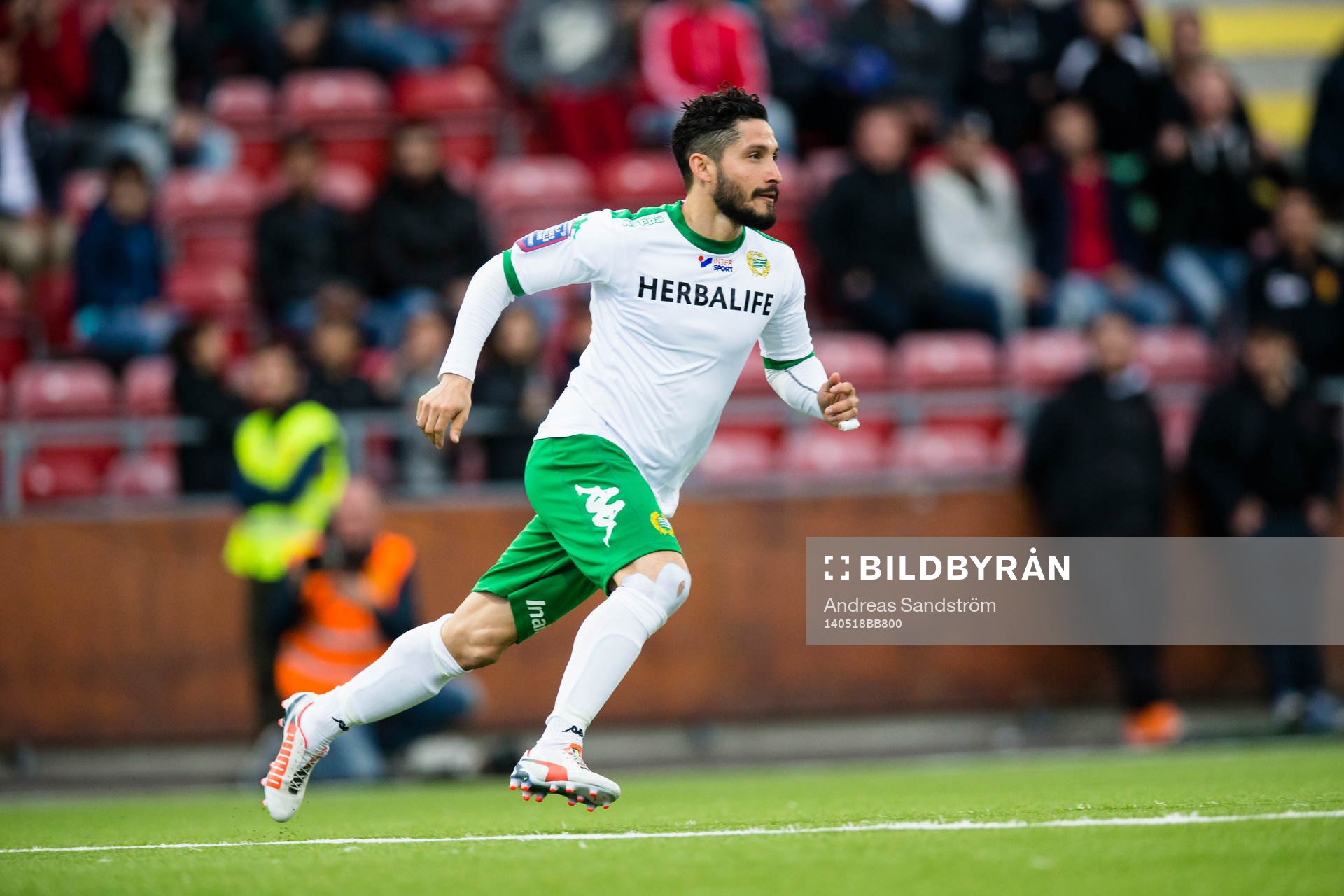 Hammarbys Pablo Piñones-Arce firar sitt 2-3 mål