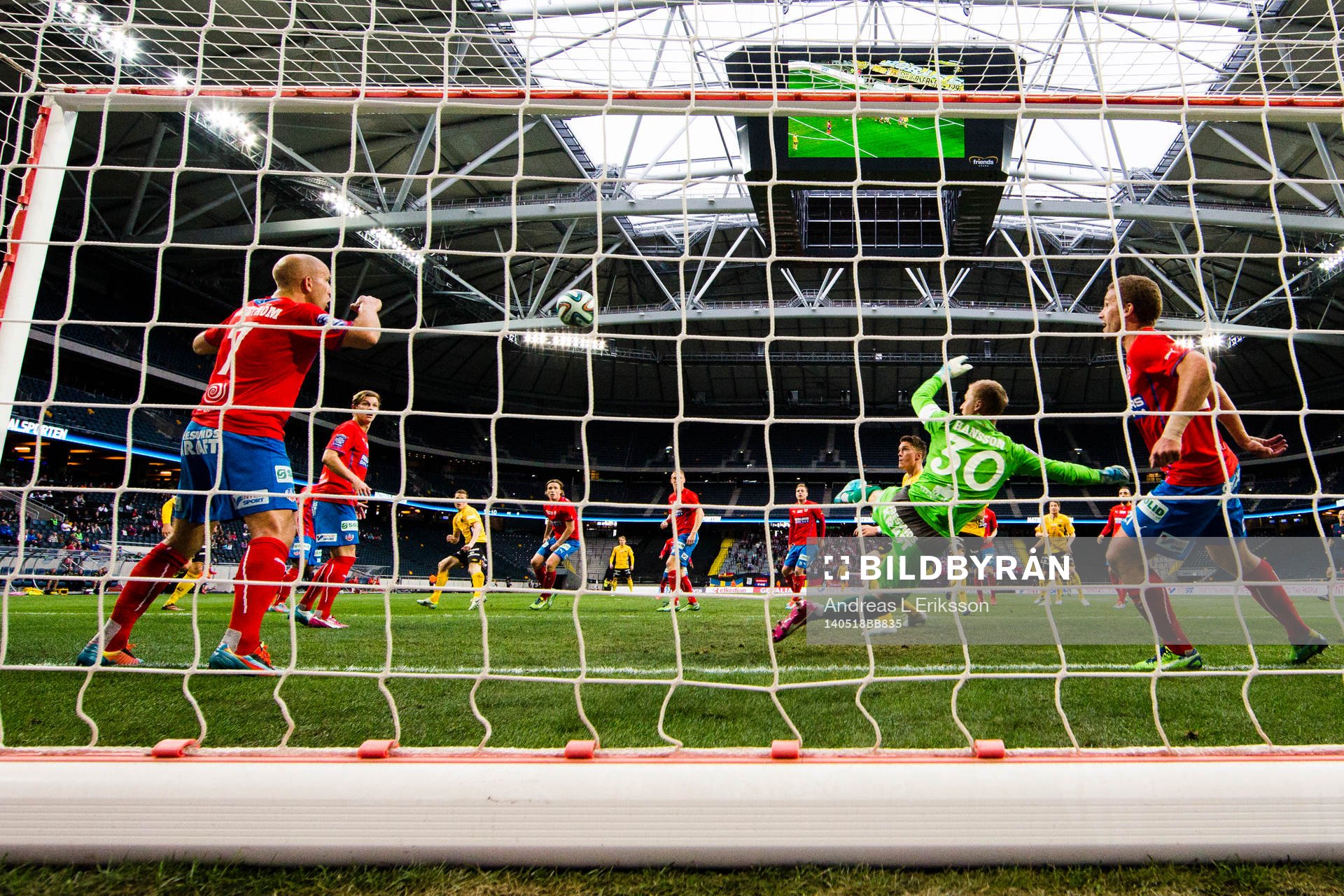 Elfsborgs Lasse Nilsson gör 1-0 för Elfsborg bakom