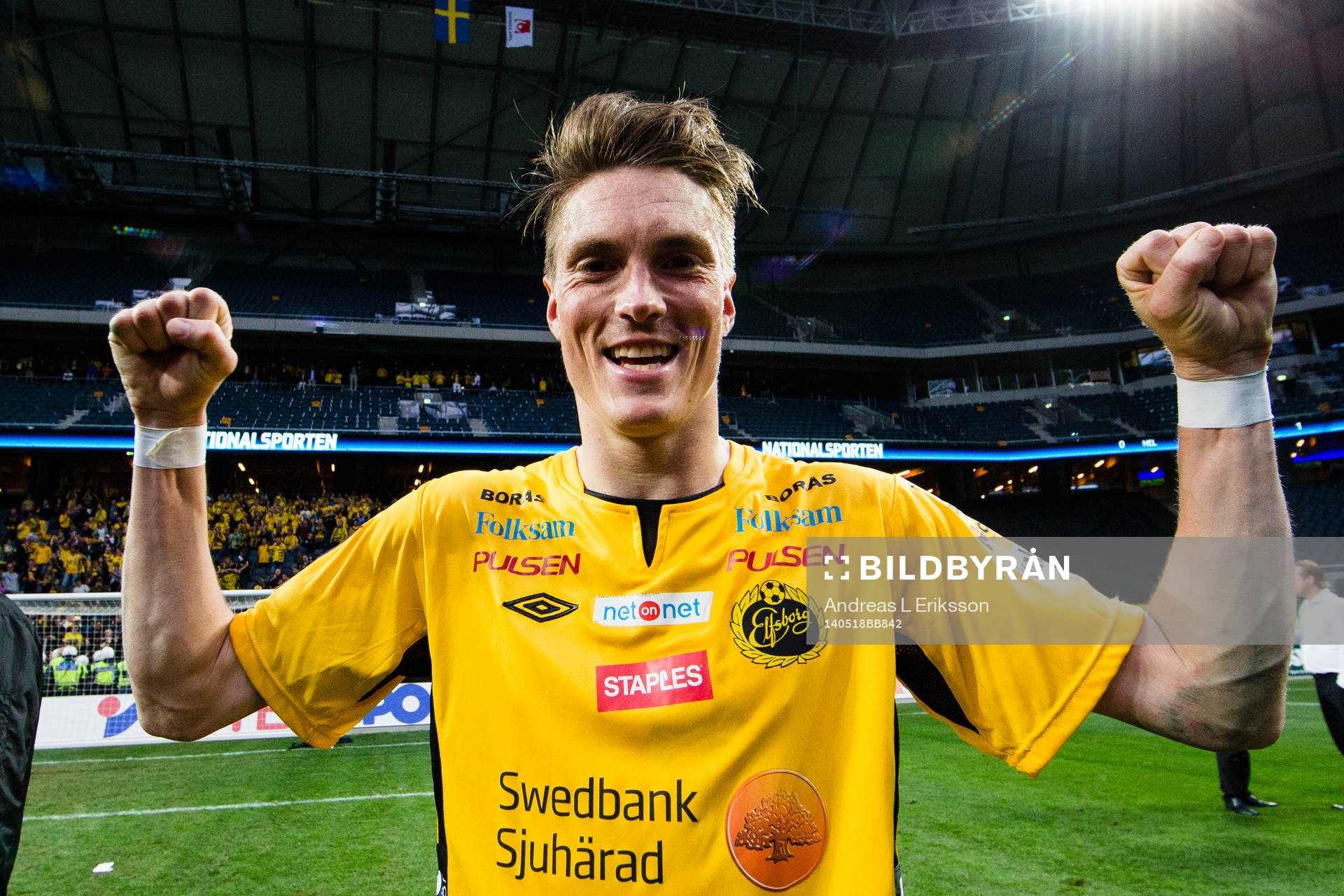 Elfsborgs Lasse Nilsson jublar