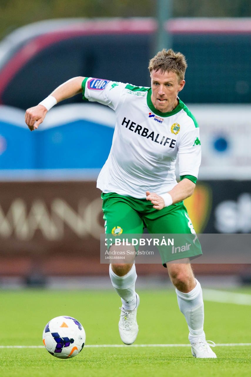 Hammarbys Jan Gunnar Solli under fotbollsmatchen i Superettan mellan Syrianska och Hammarby den 18 Maj 2014 i Södertälje. 