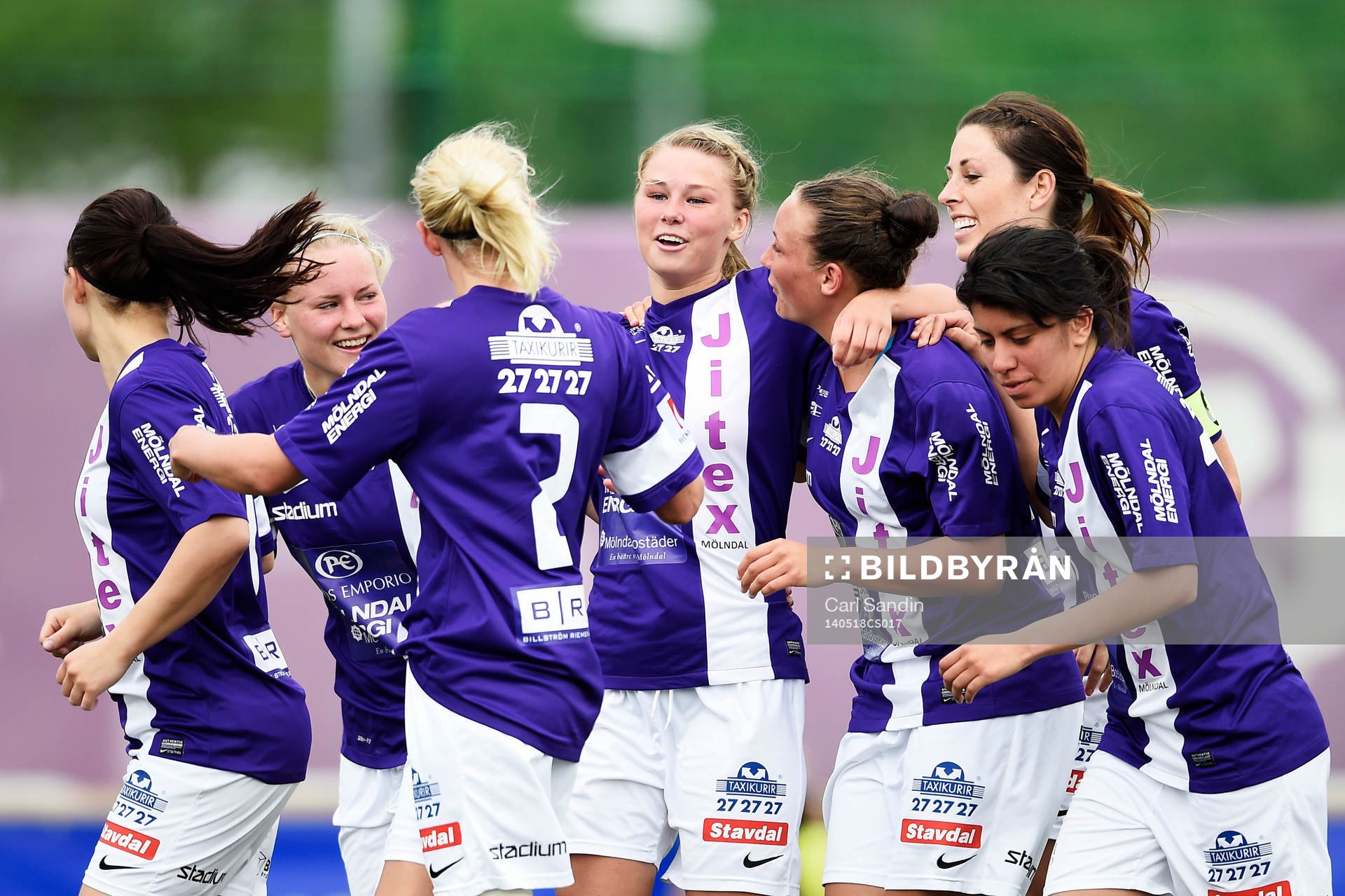 Jitex Amanda Östervall jublar