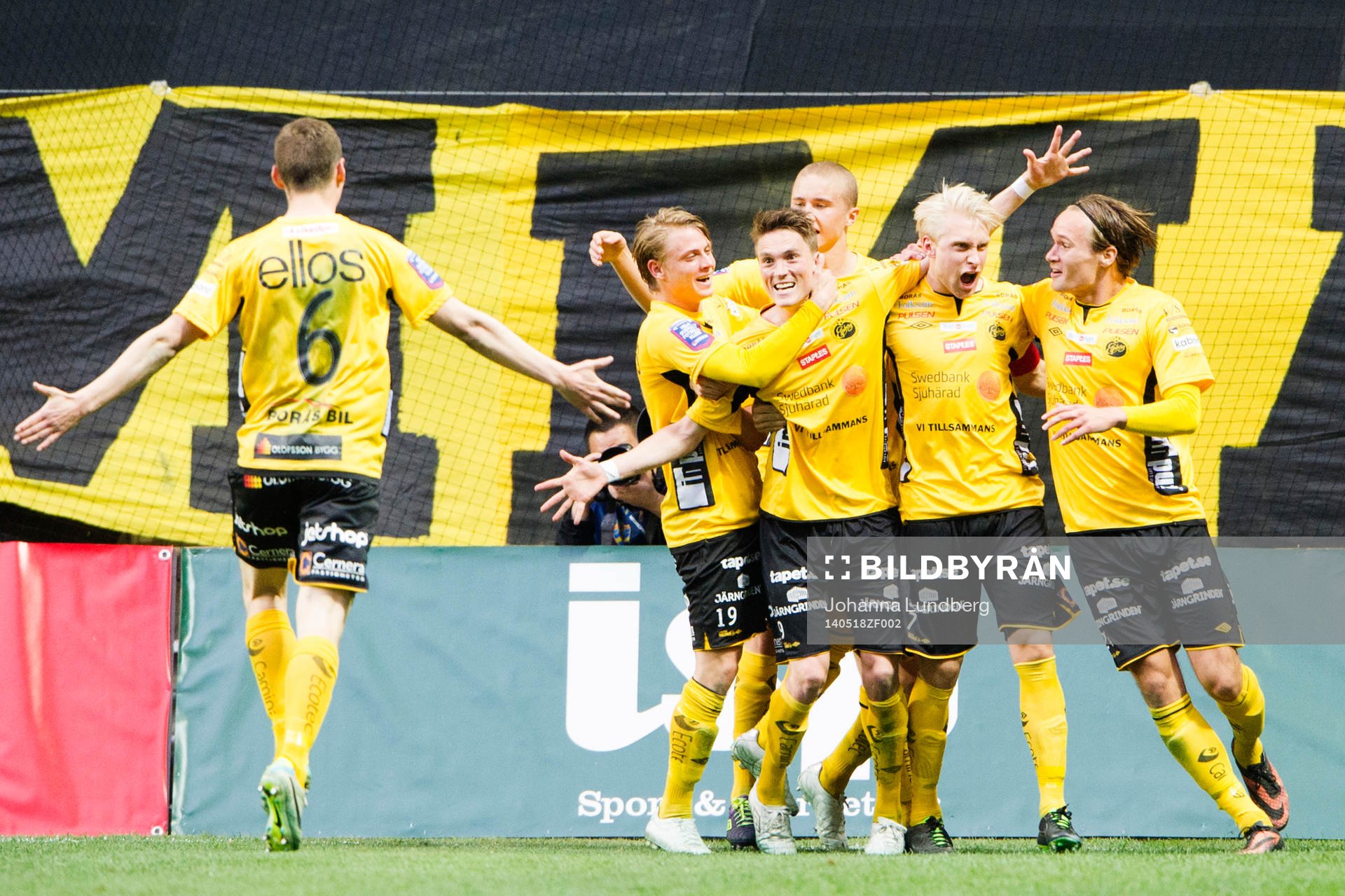 Elfsborgs Lasse Nilsson jublar