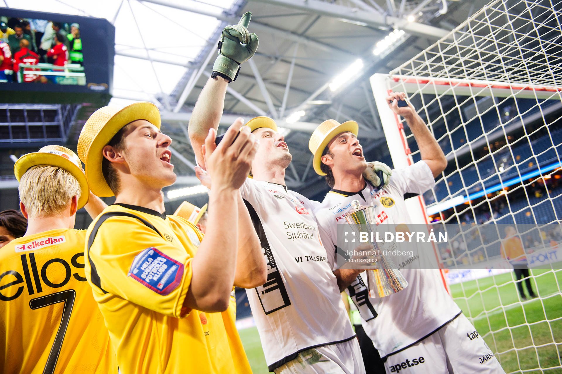 Elfsborgs målvakter Kevin Stuhr-Ellegaard och Abbas Hassan
