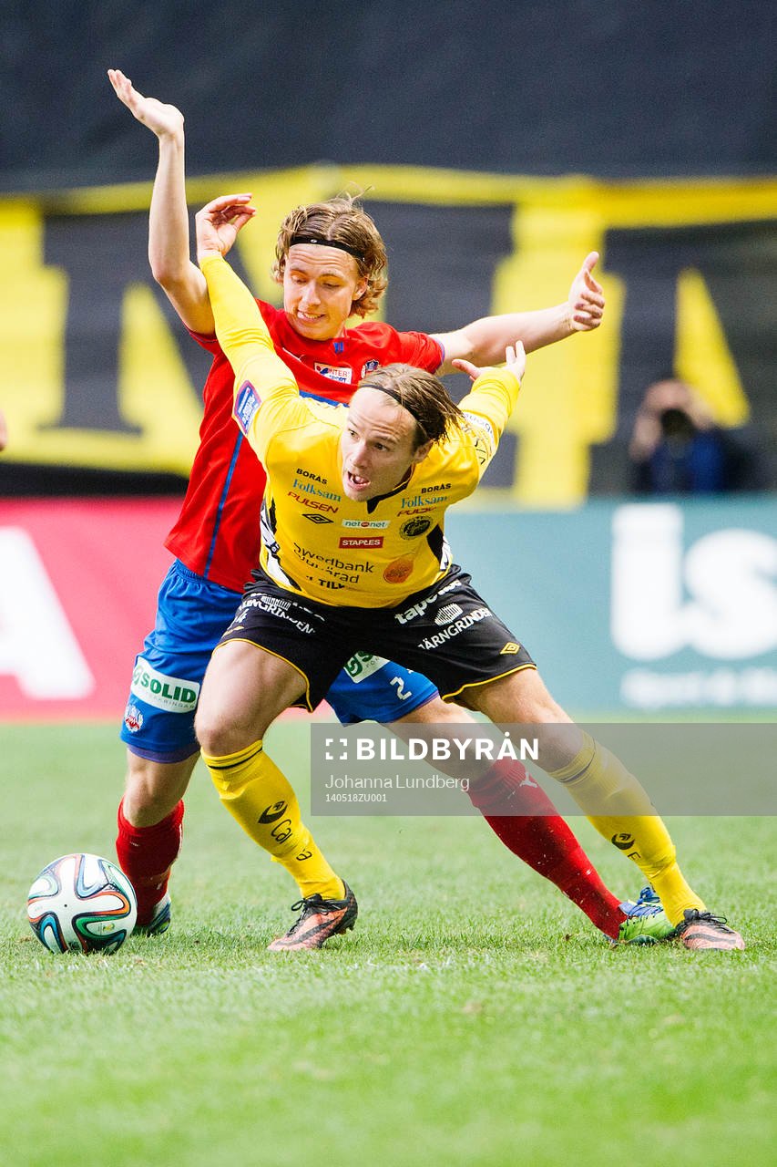 Helsingborgs Carl Johansson och Elfsborgs Viktor Prodell