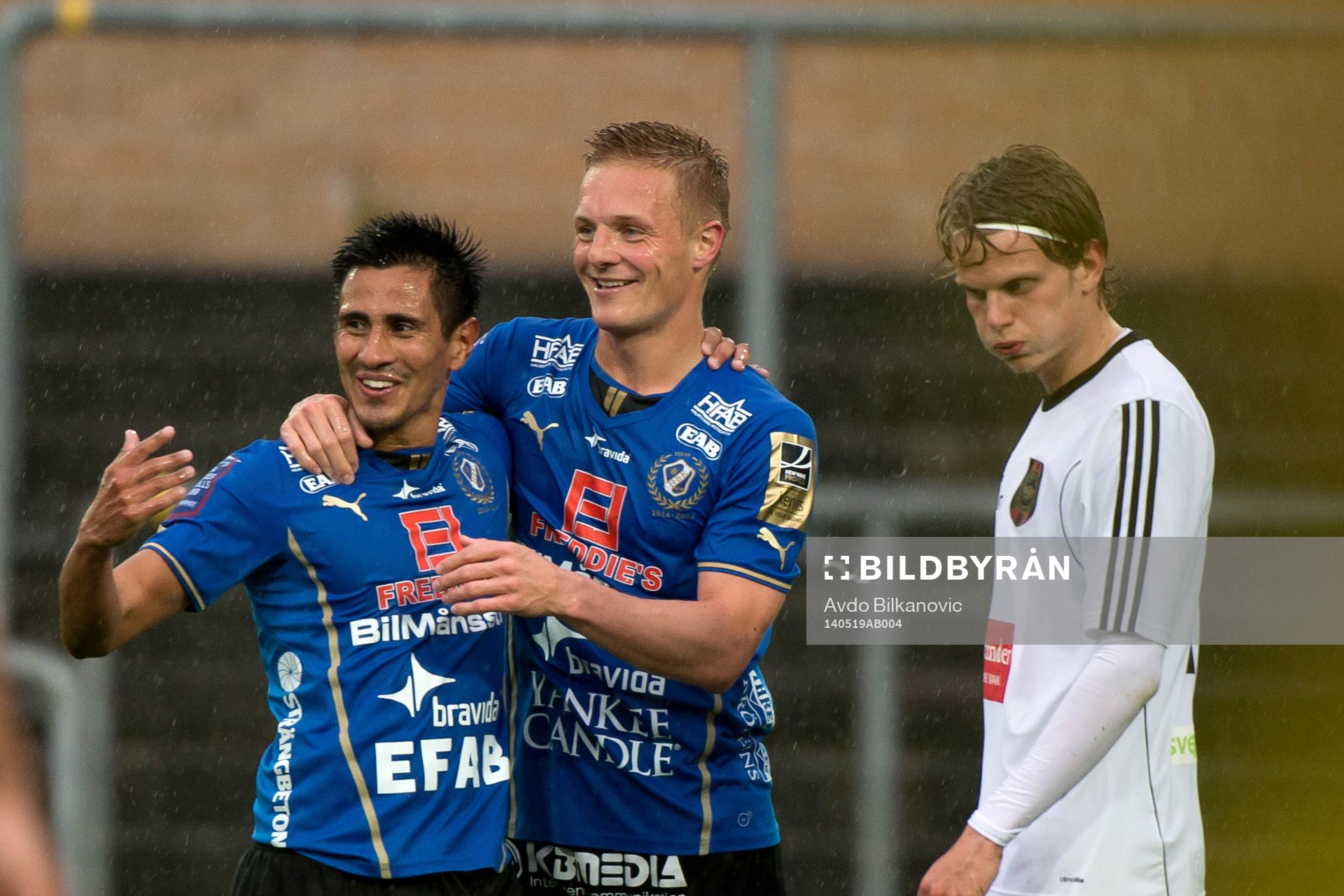 Halmstads Johan Blomberg, Antonio Rojas och Gudjón