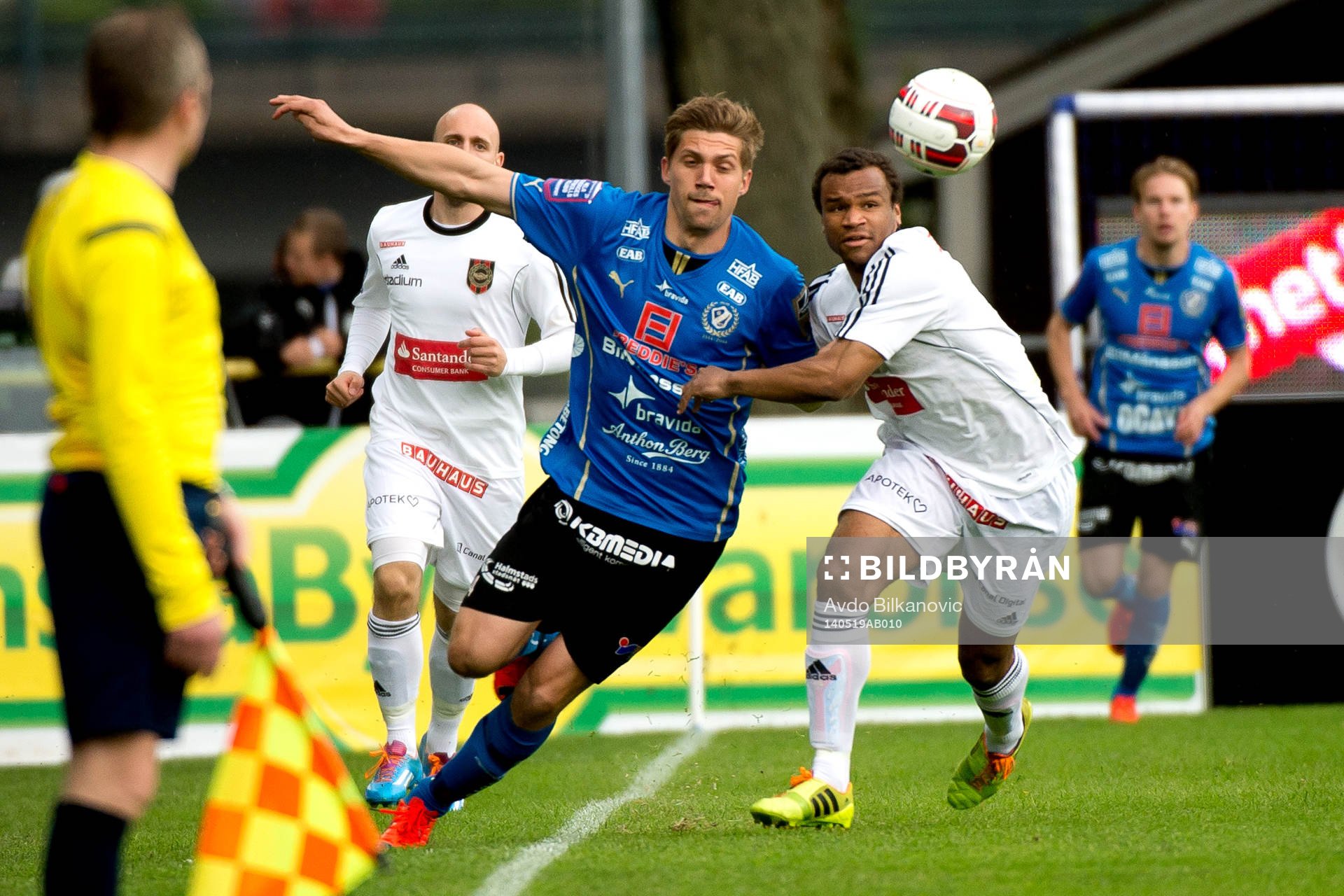 Halmstads Mikael Boman och Brommapojkarnas Serge-Junior