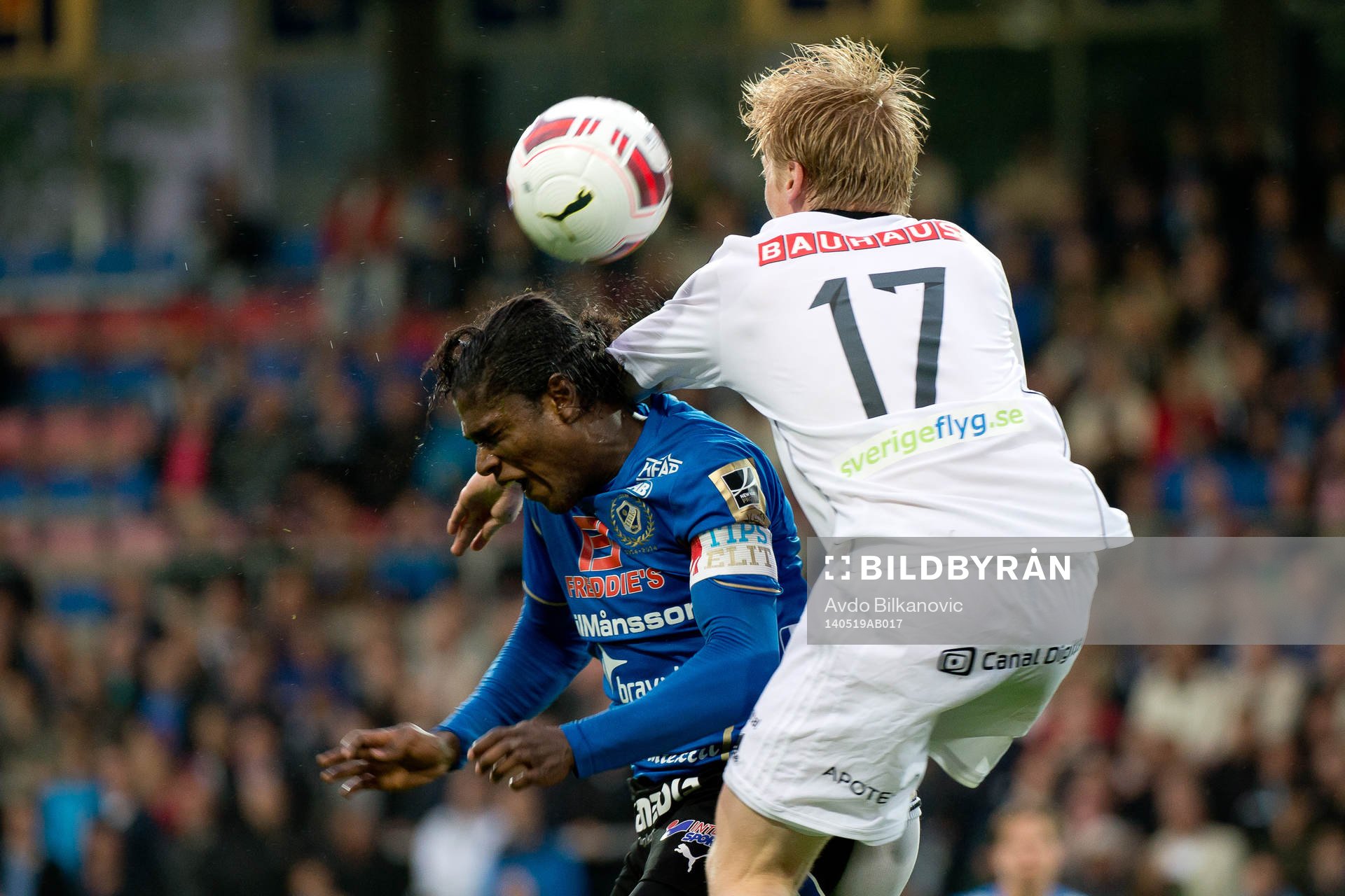 Halmstads Joseph Baffo trycks ner av Brommapojkarnas Gustav