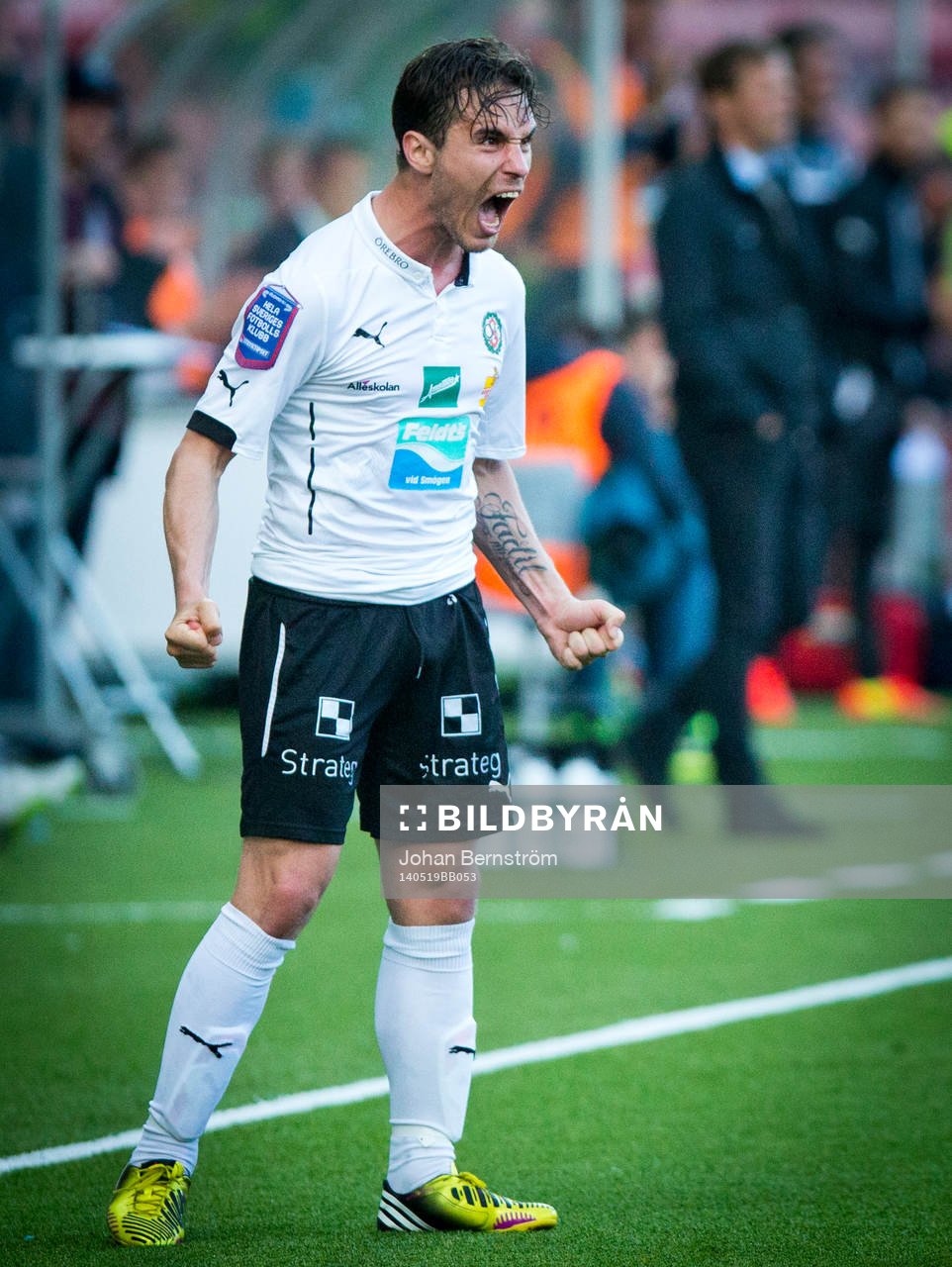 Örebros Nordin Gerzic jublar