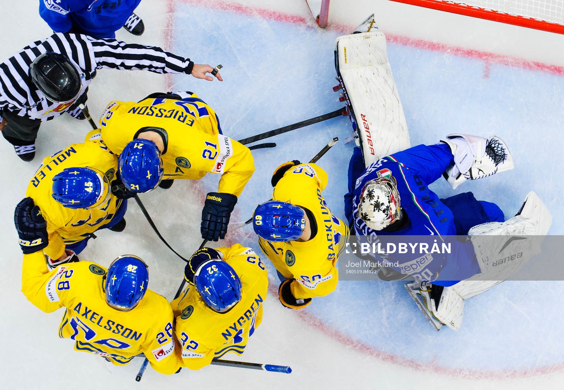 Sveriges Oscar Möller, Dick Axelsson, Jimmie Ericsson,