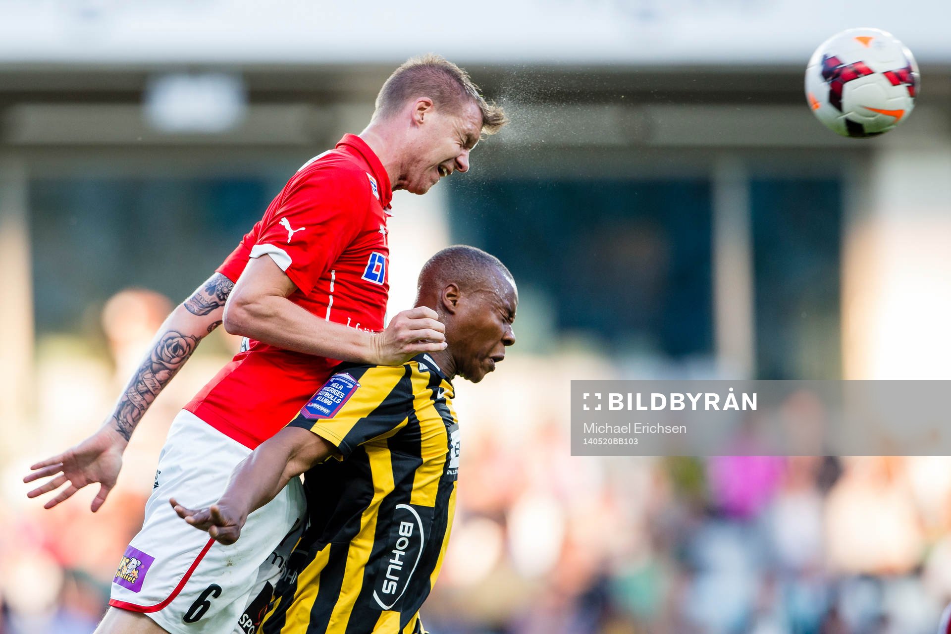 Kalmars Marcus Nilsson vinner en nickduell mot Häckens