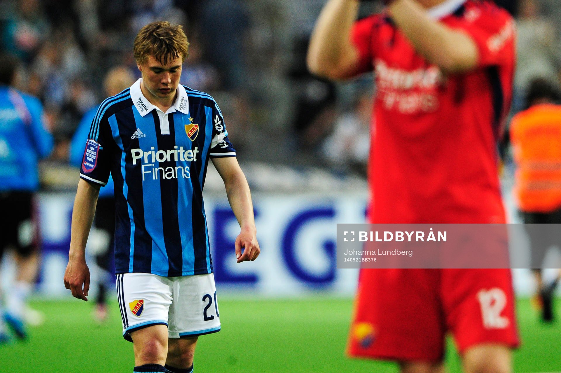 Djurgårdens Simon Tibbling deppar