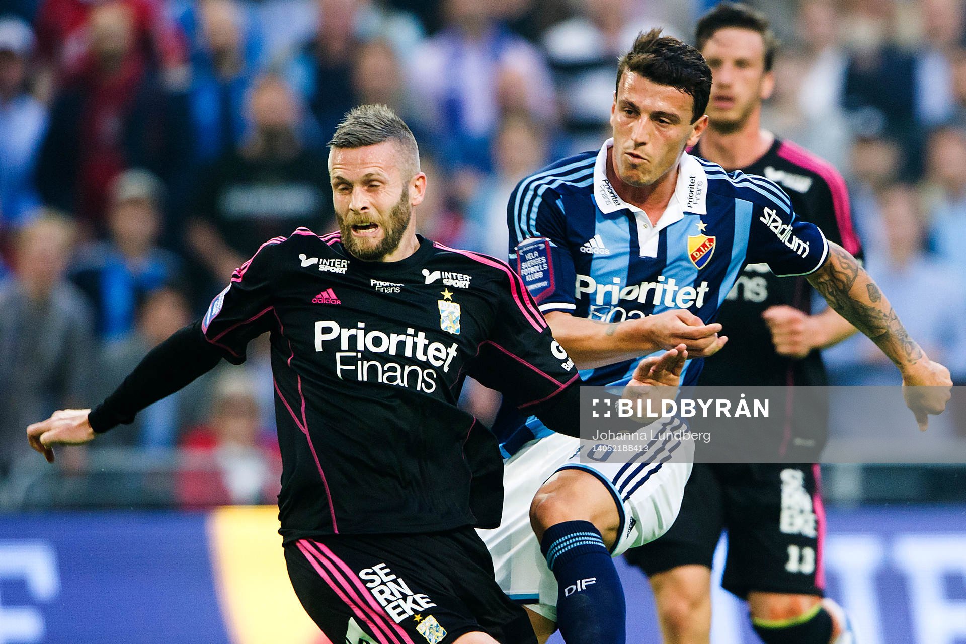 IFK Göteborgs Kjetil Waehler mot Djurgårdens Erton