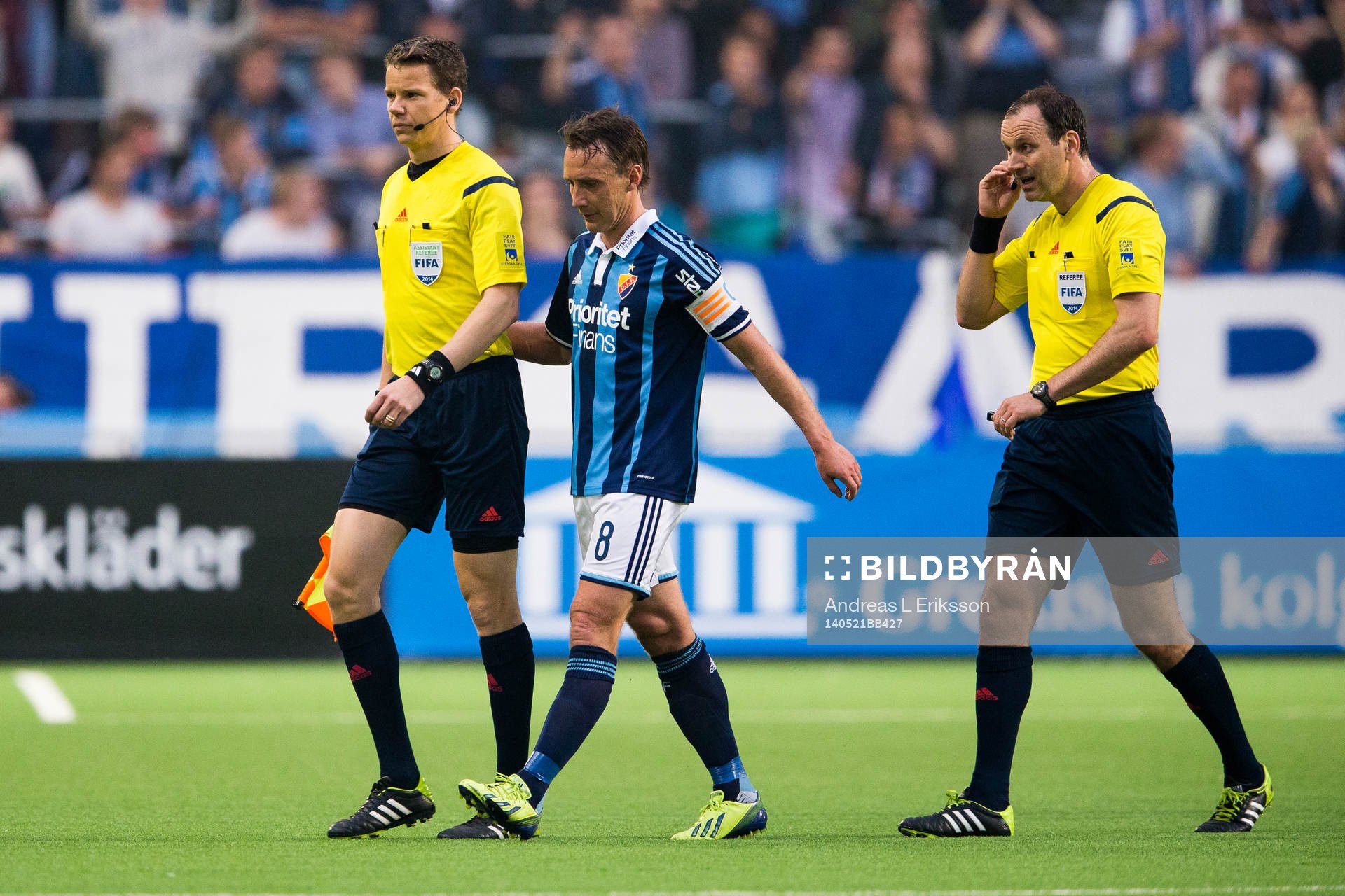 Linjedomare Daniel Wärnmark, Djurgårdens Andreas
