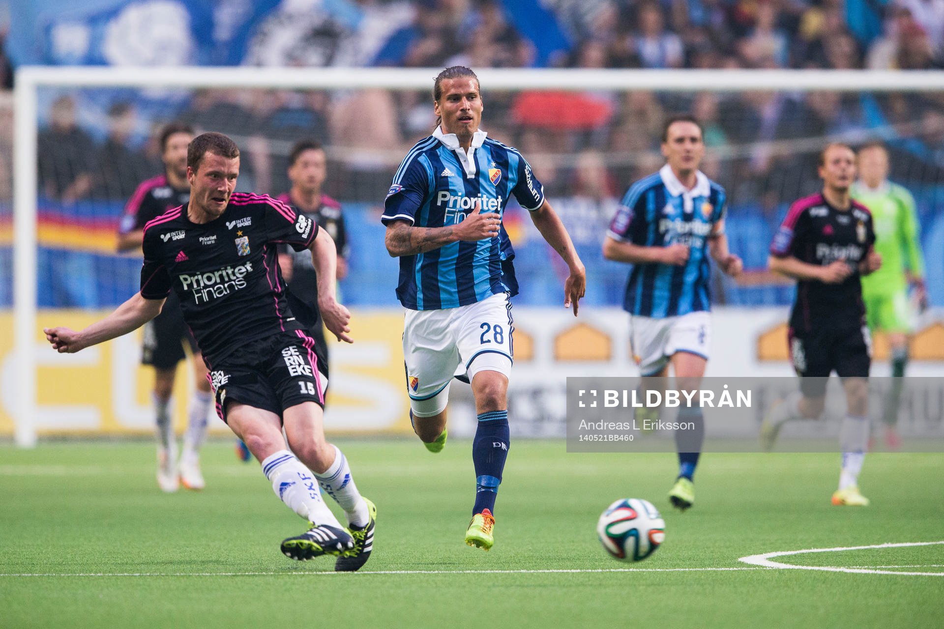 IFK Göteborgs Jakob Johansson och Djurgårdens Aleksandar
