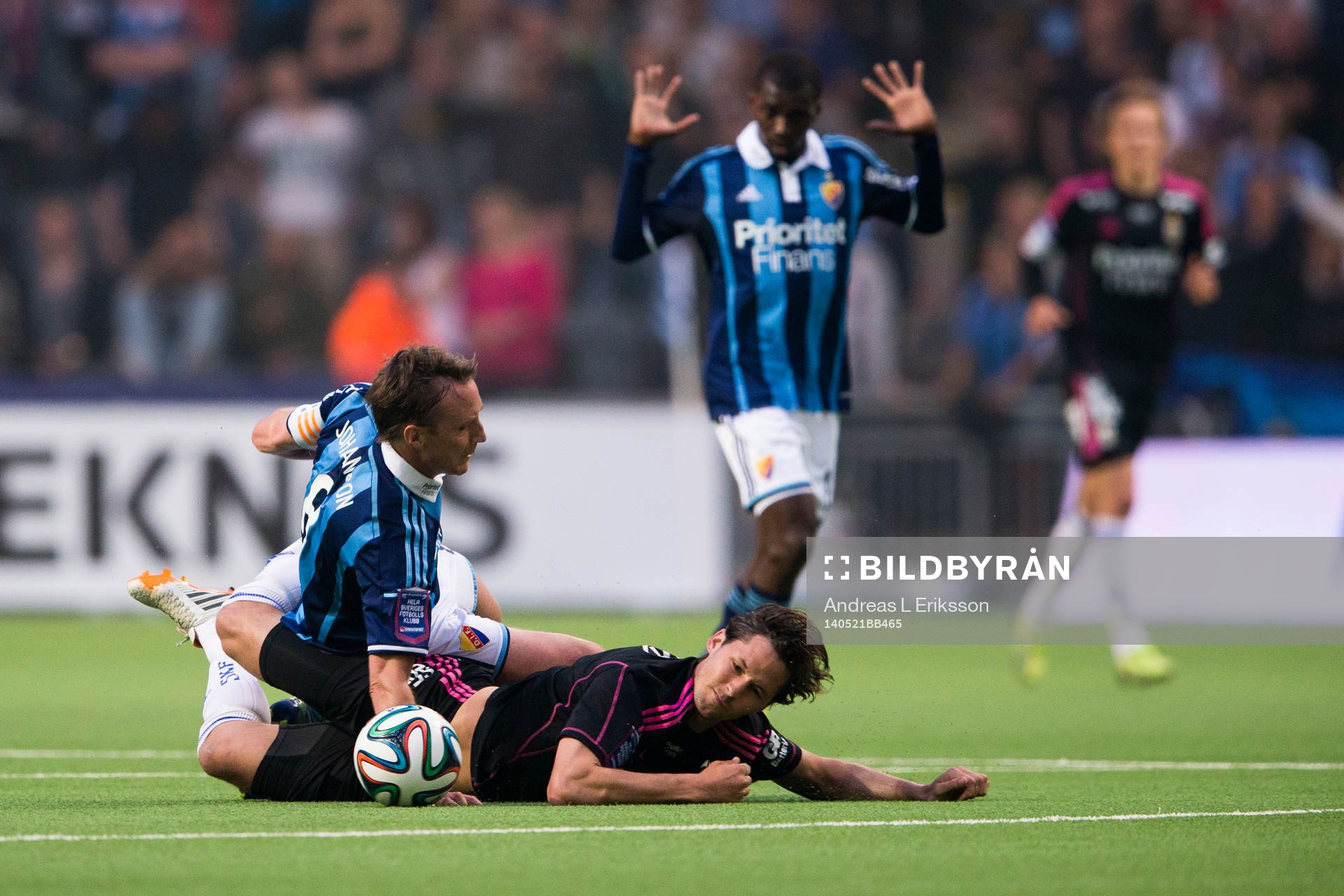 Djurgårdens Andreas Johansson drar ner IFK Göteborgs