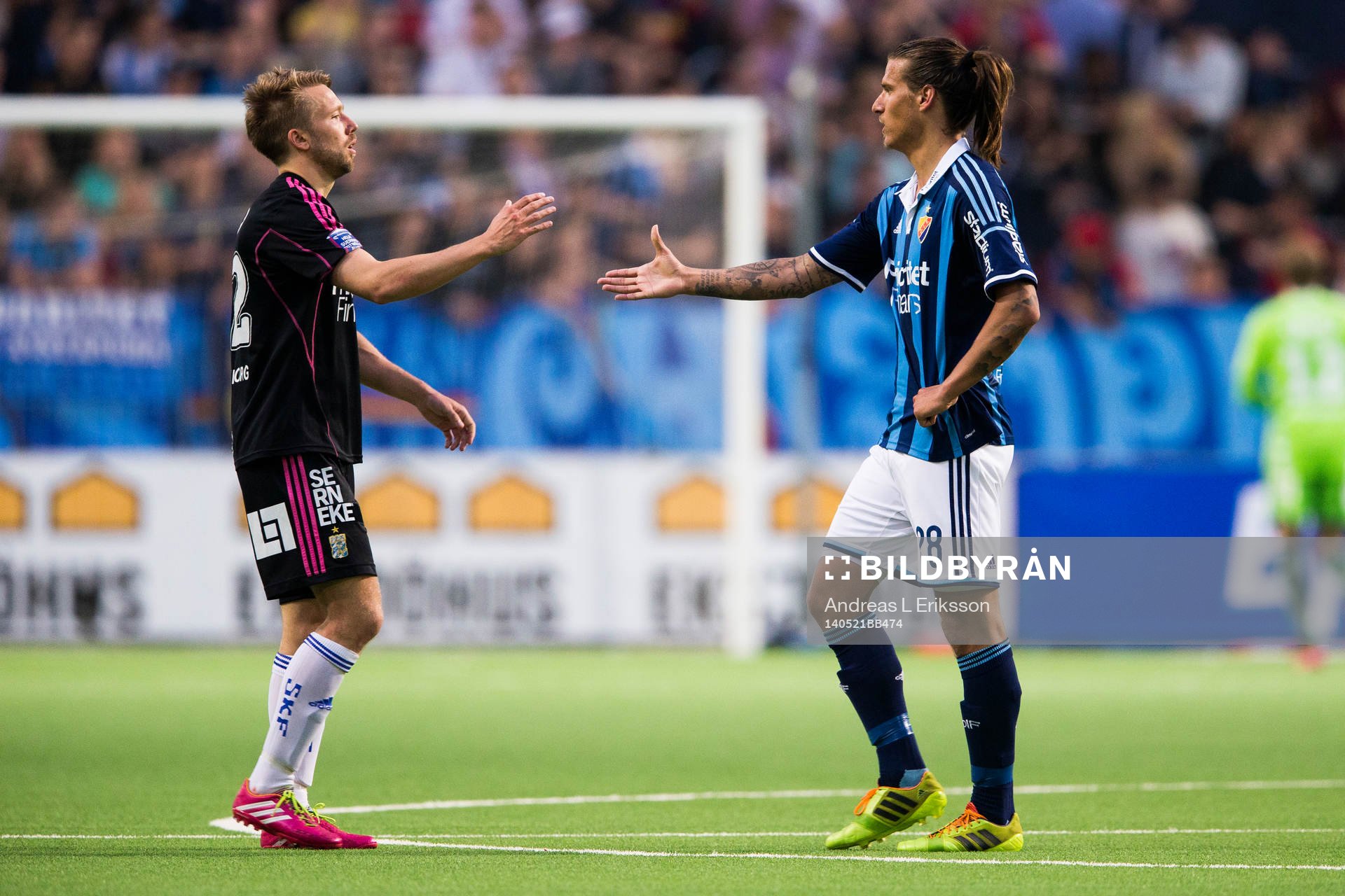 IFK Göteborgs Adam Johansson och Djurgårdens Aleksandar