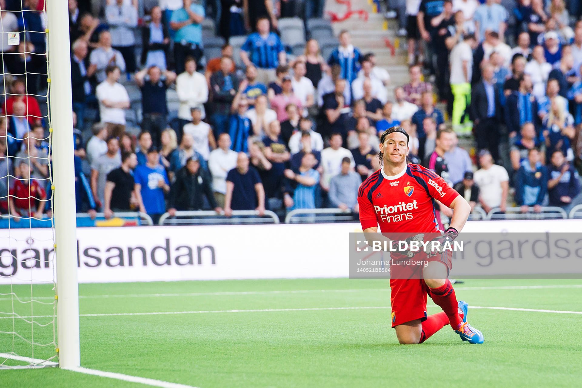 Djurgårdens målvakt Kenneth Høie deppar