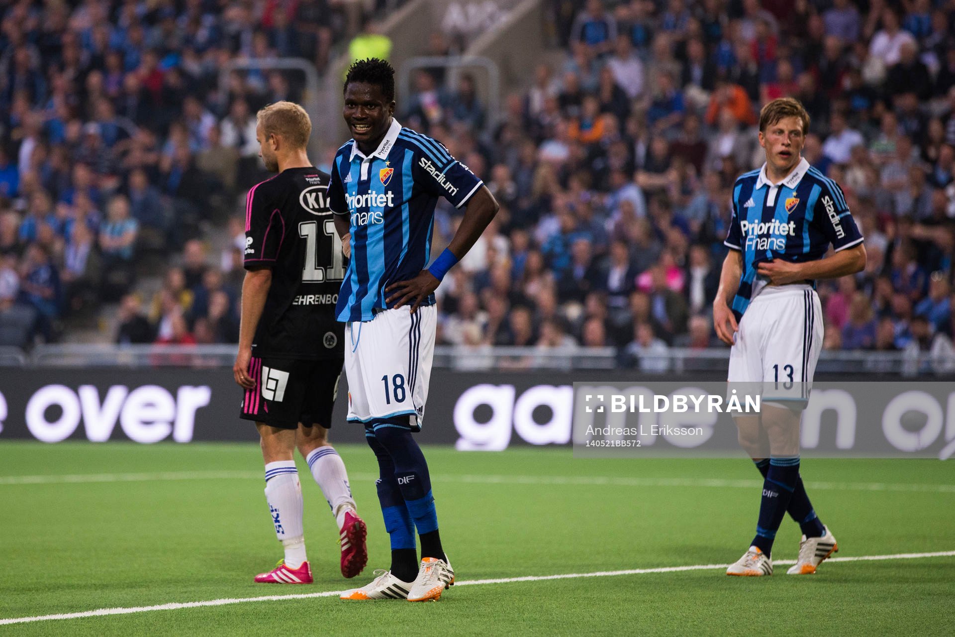 Djurgårdens Daniel Amartey och Emil Bergström