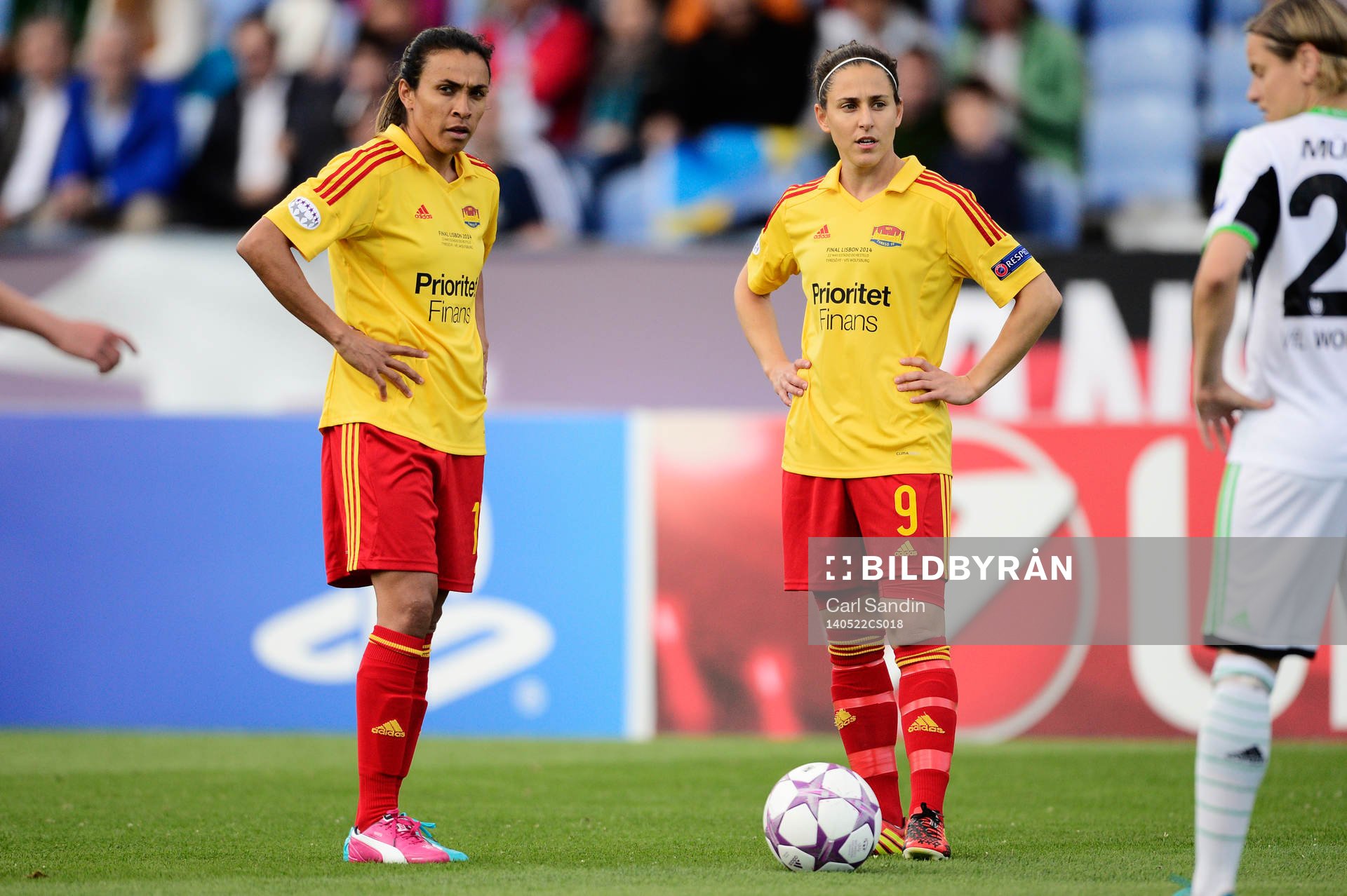 Tyresös Marta Vieira da Silva  och Veronica Boquete