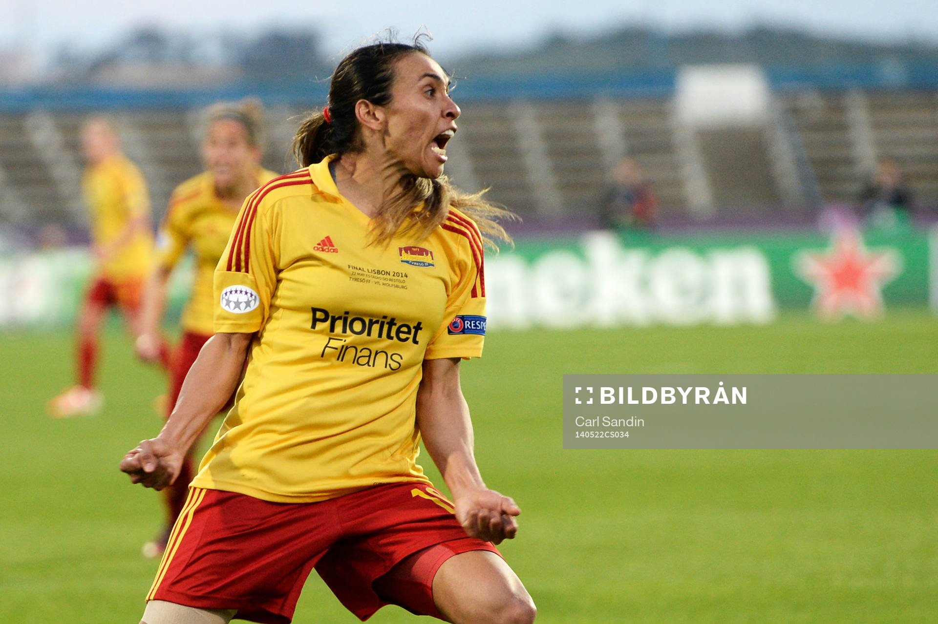 Tyresös Marta Vieira da Silva jublar