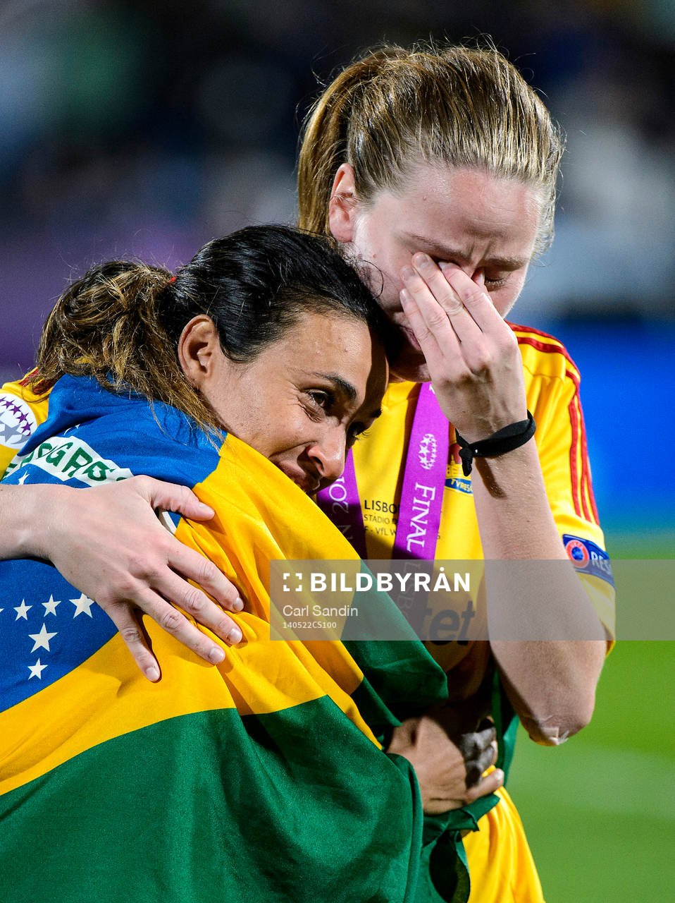Tyresös Marta Vieira da Silva och Lisa Dahlkvist deppar