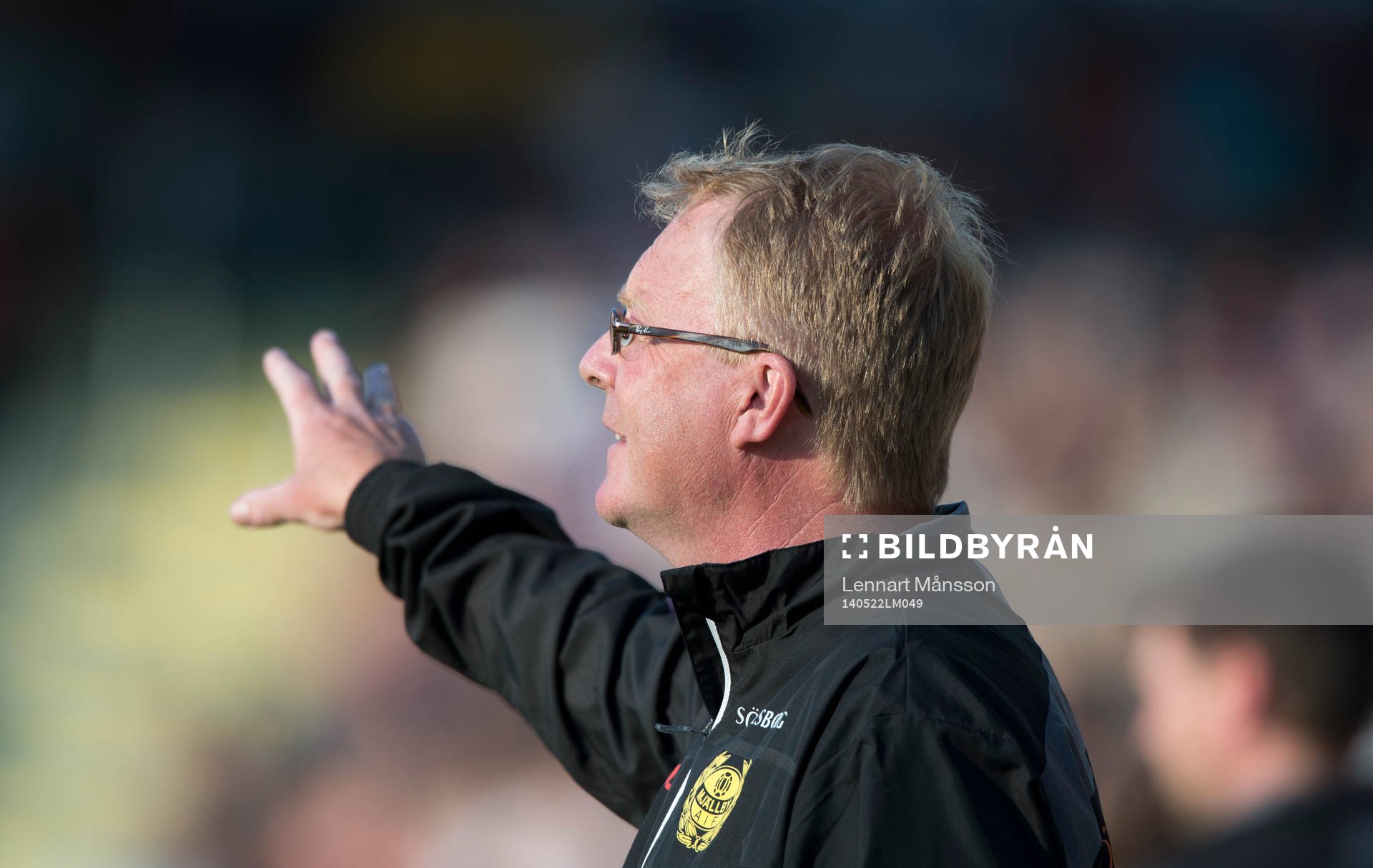 Mjällbys tränare Lars Jacobsson i