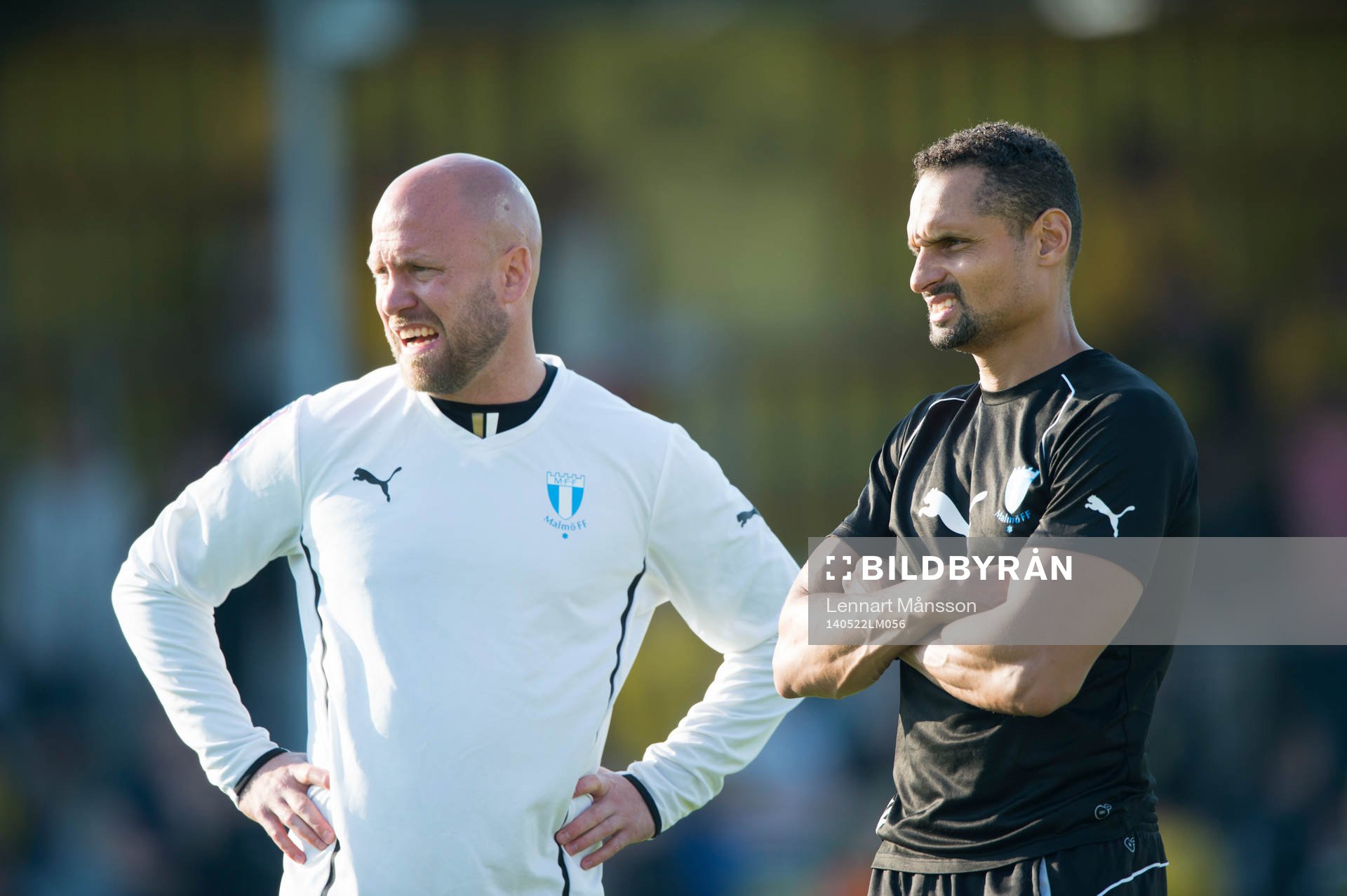 i den allsvenska matchen mellan Mjällby och Malmö FF i
