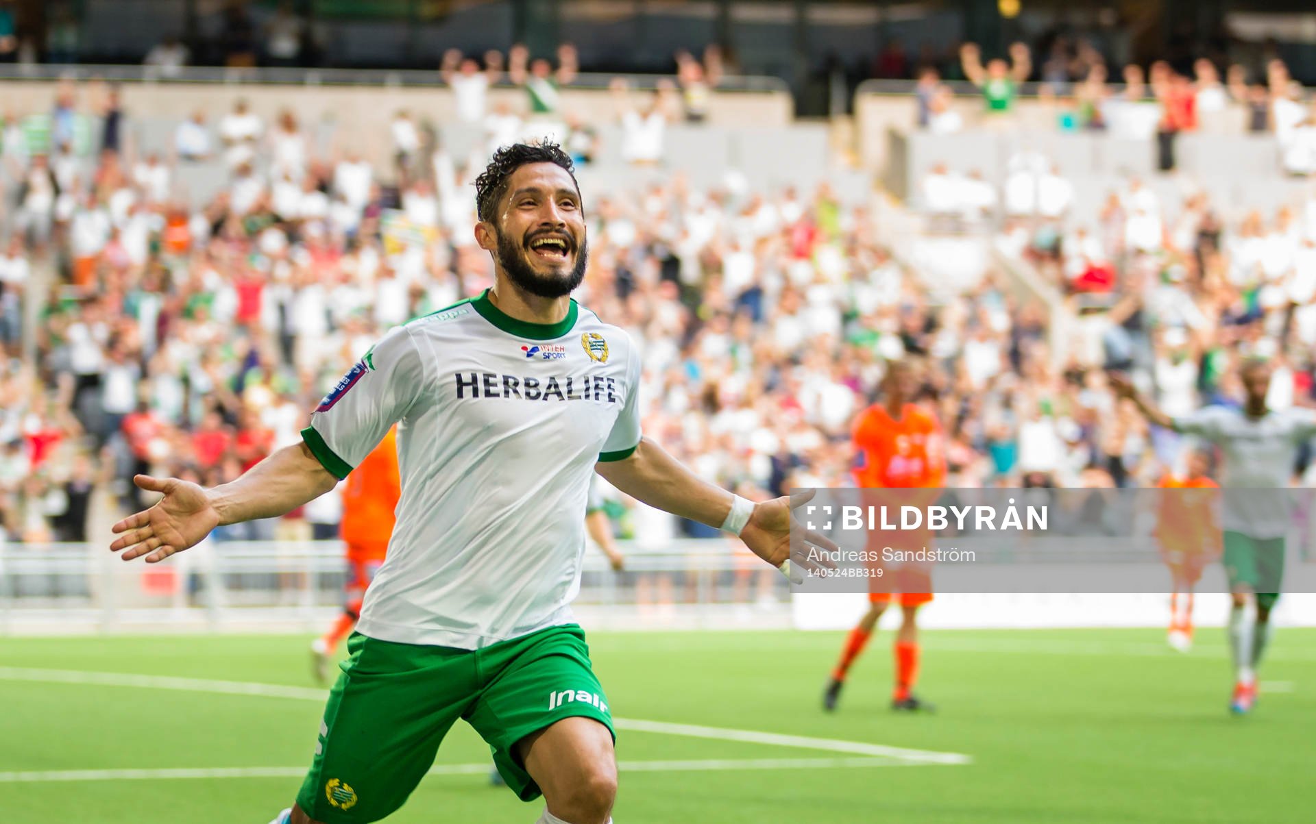 Hammarbys Pablo Piñones-Arce jublar