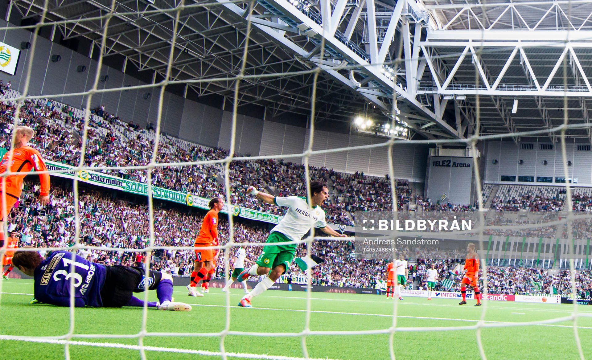 Hammarbys Lars Mendonca Fuhre jublar