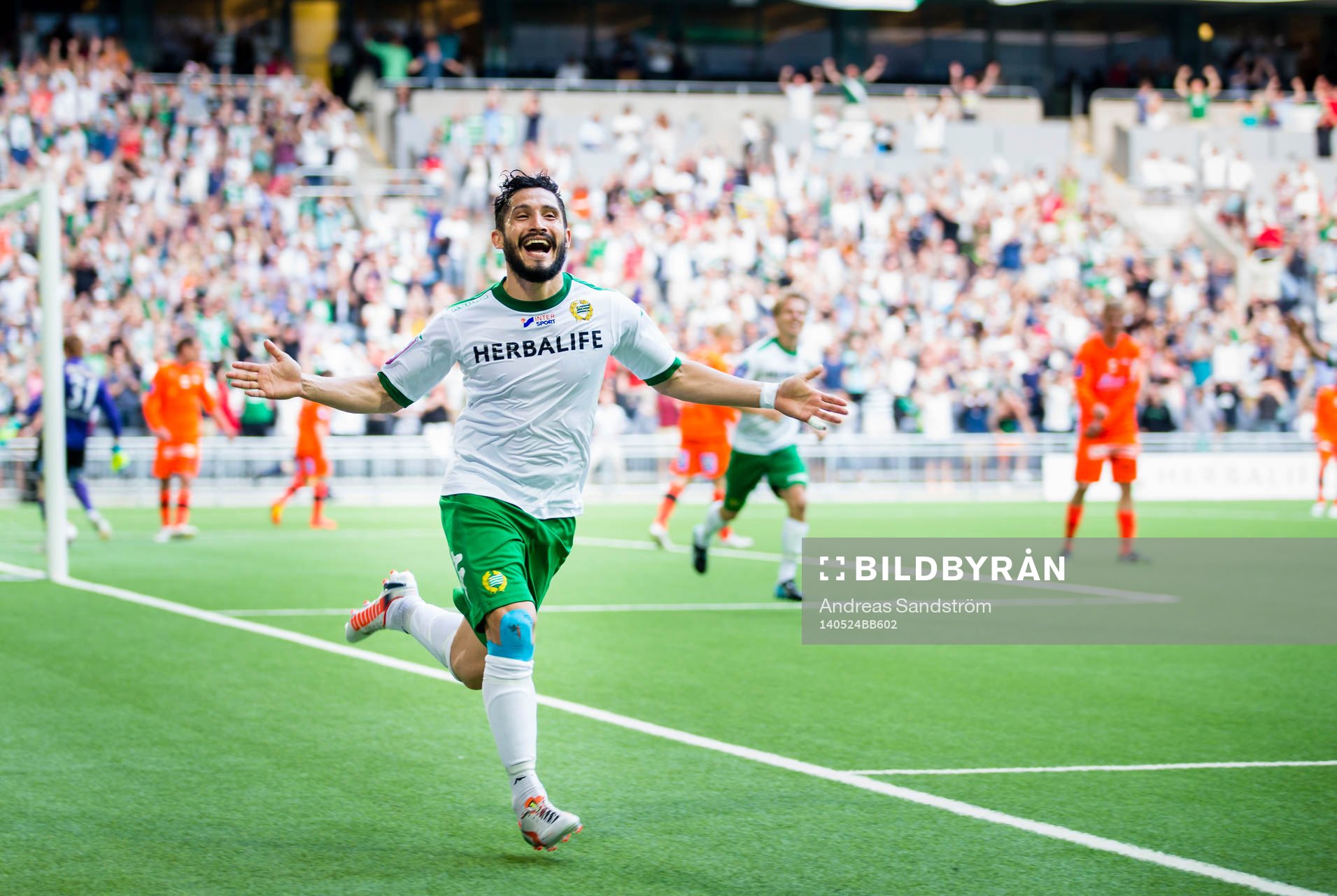 Hammarbys Pablo Piñones-Arce jublar