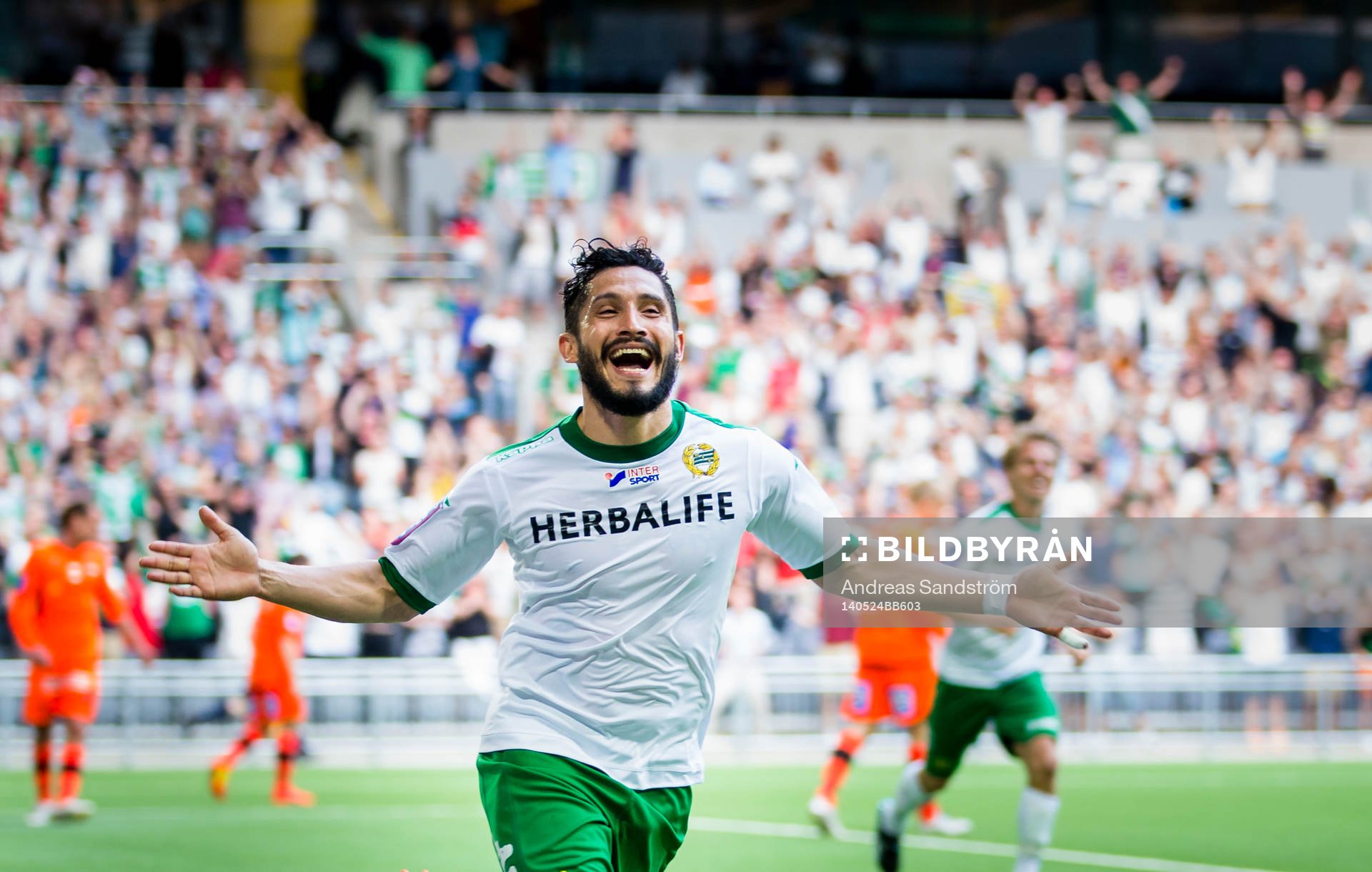 Hammarbys Pablo Piñones-Arce jublar