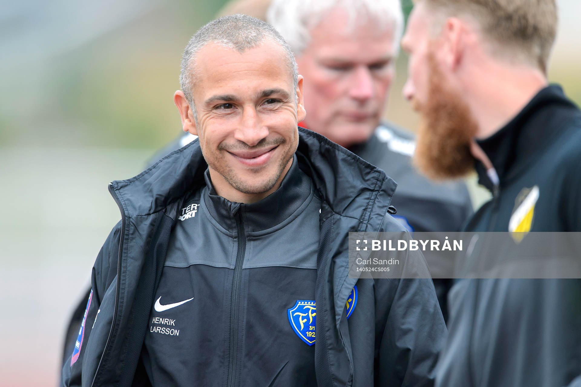 Falkenbergs tränare Henrik Larsson