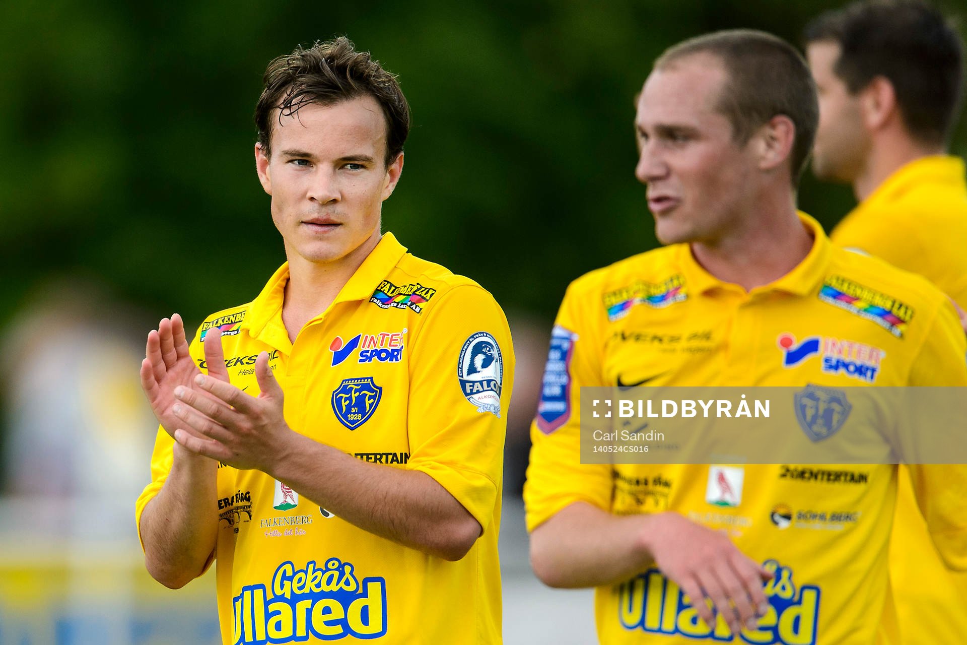 Falkenbergs Anton Wede tackar publiken