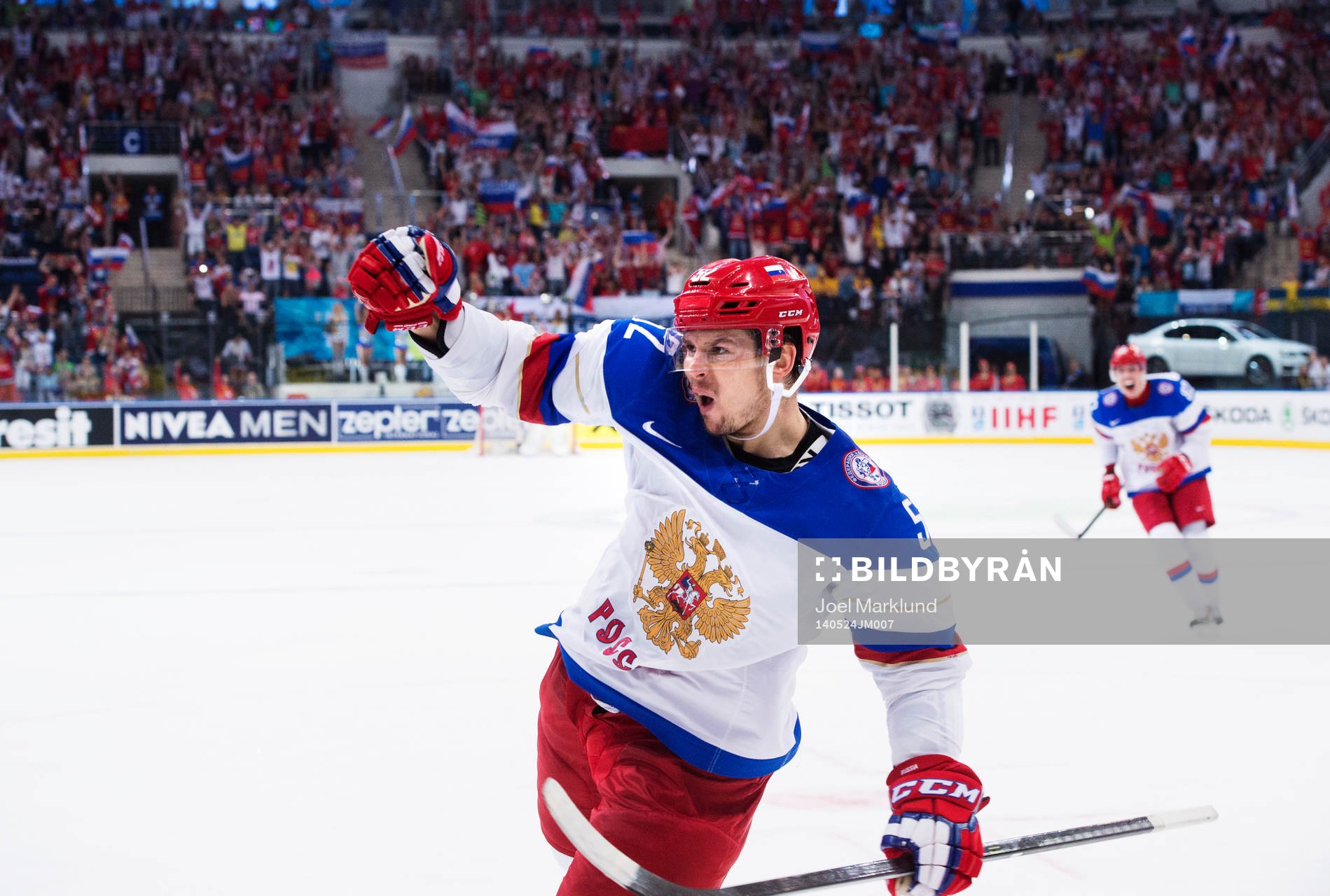 Rysslands Sergei Shirokov jublar