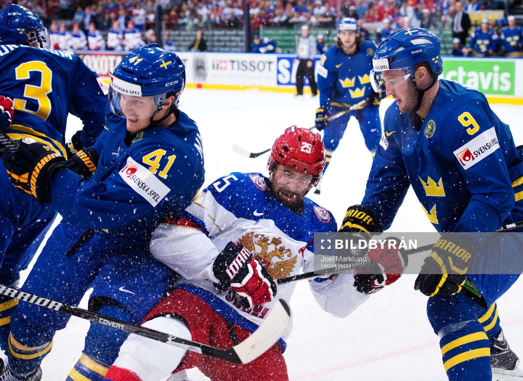 Sveriges Gustav Nyquist och Niclas Andersén utmanas av